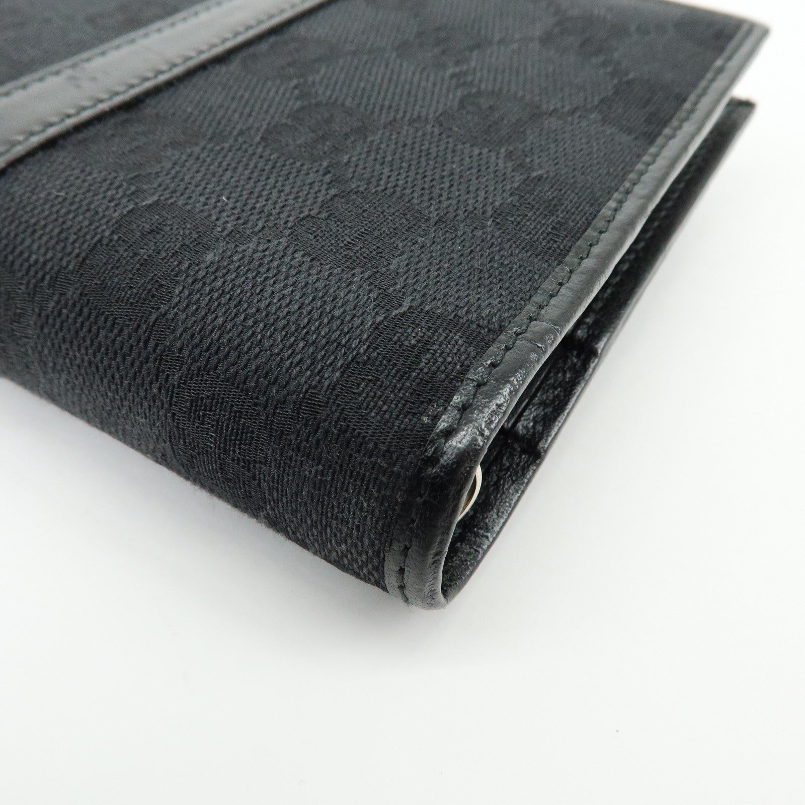 GUCCI Jackie GG Canvas Leather Agenda Planner Cover 29966.1147