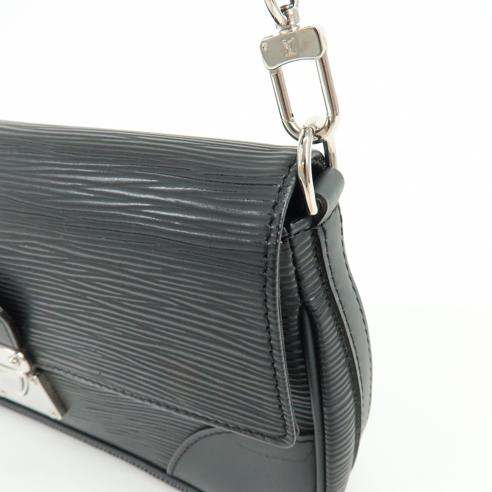 Louis Vuitton Epi Leather Pochette Segur Hand Bag Noir M58882