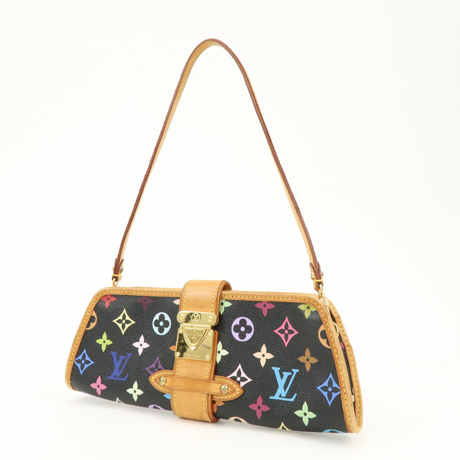 Louis Vuitton Monogram Multi Color Shirley Shoulder Bag Noir M40050