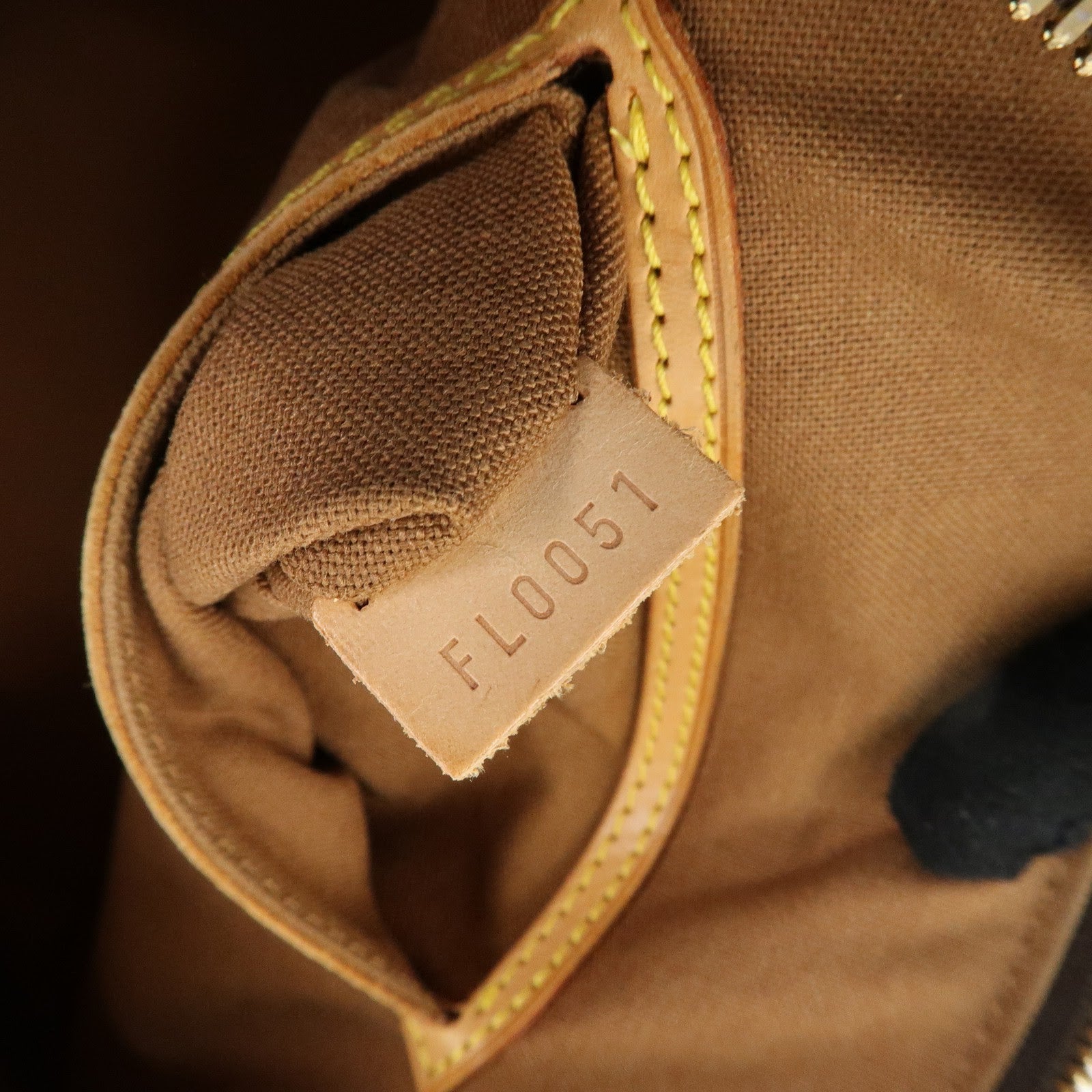 Louis Vuitton Monogram Alma Hand Bag Brown M51130