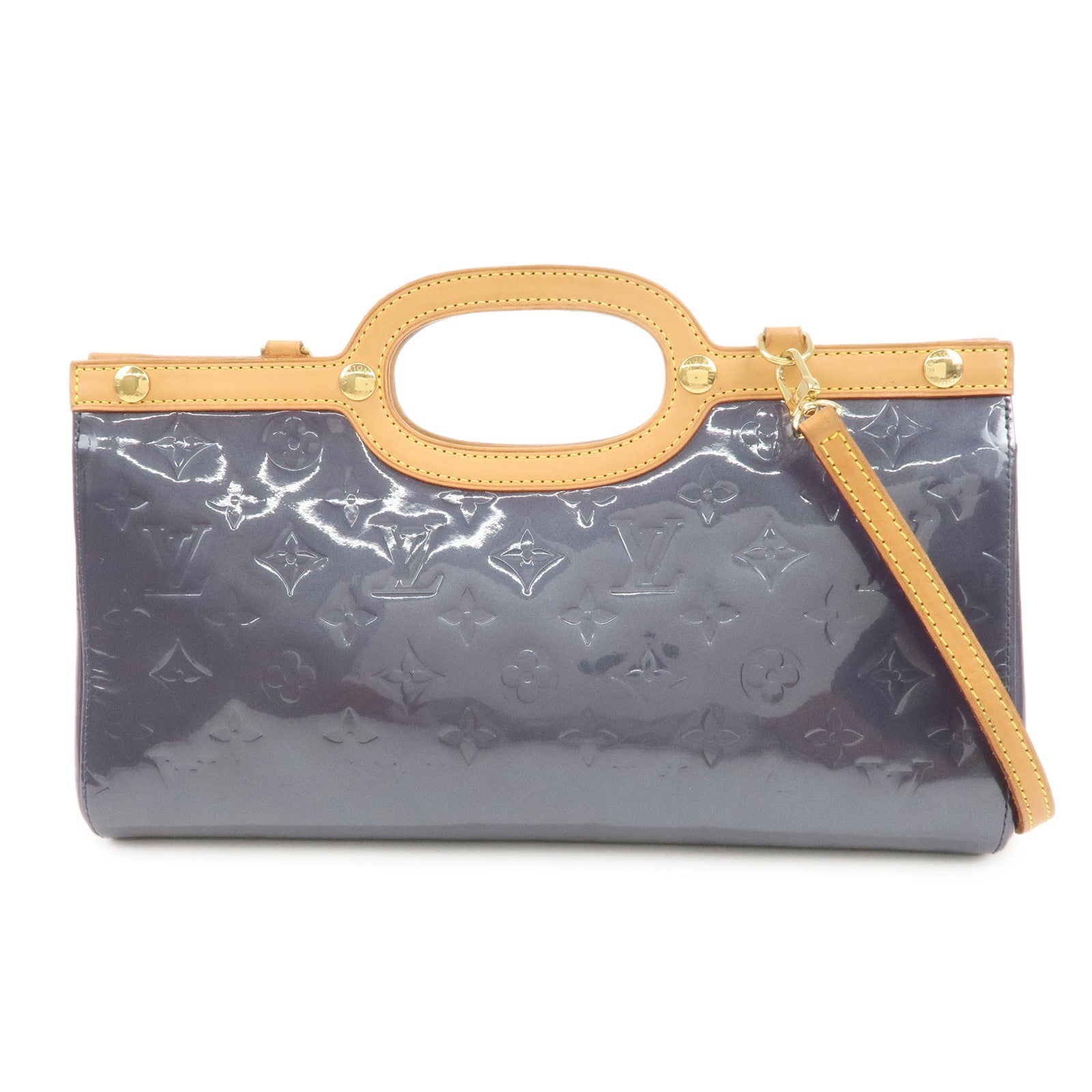 Louis Vuitton Monogram Vernis Roxbury Drive 2WAY Bag Indigo M91373