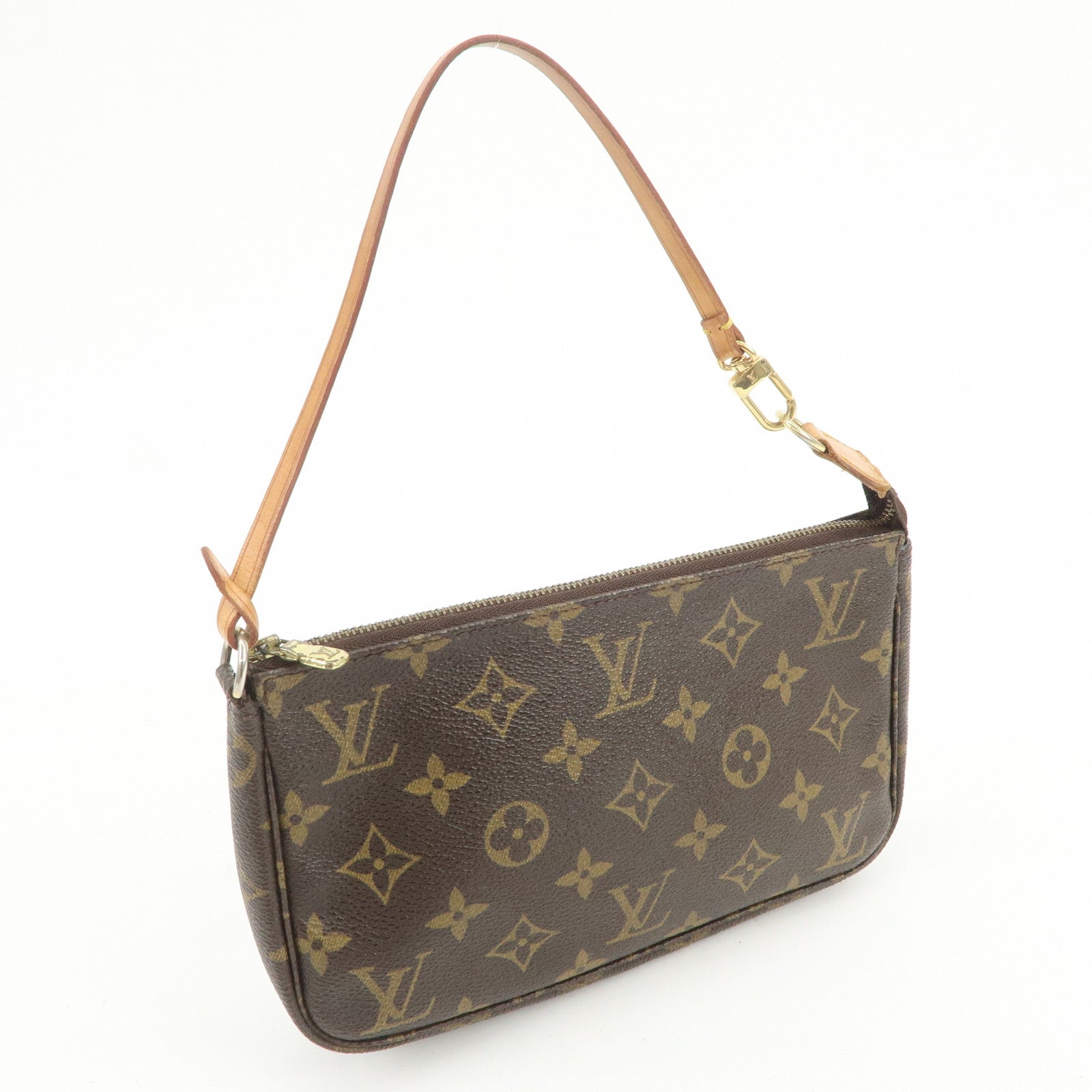 Louis Vuitton Monogram Pochette Accessoires Pouch Hand Bag M51980