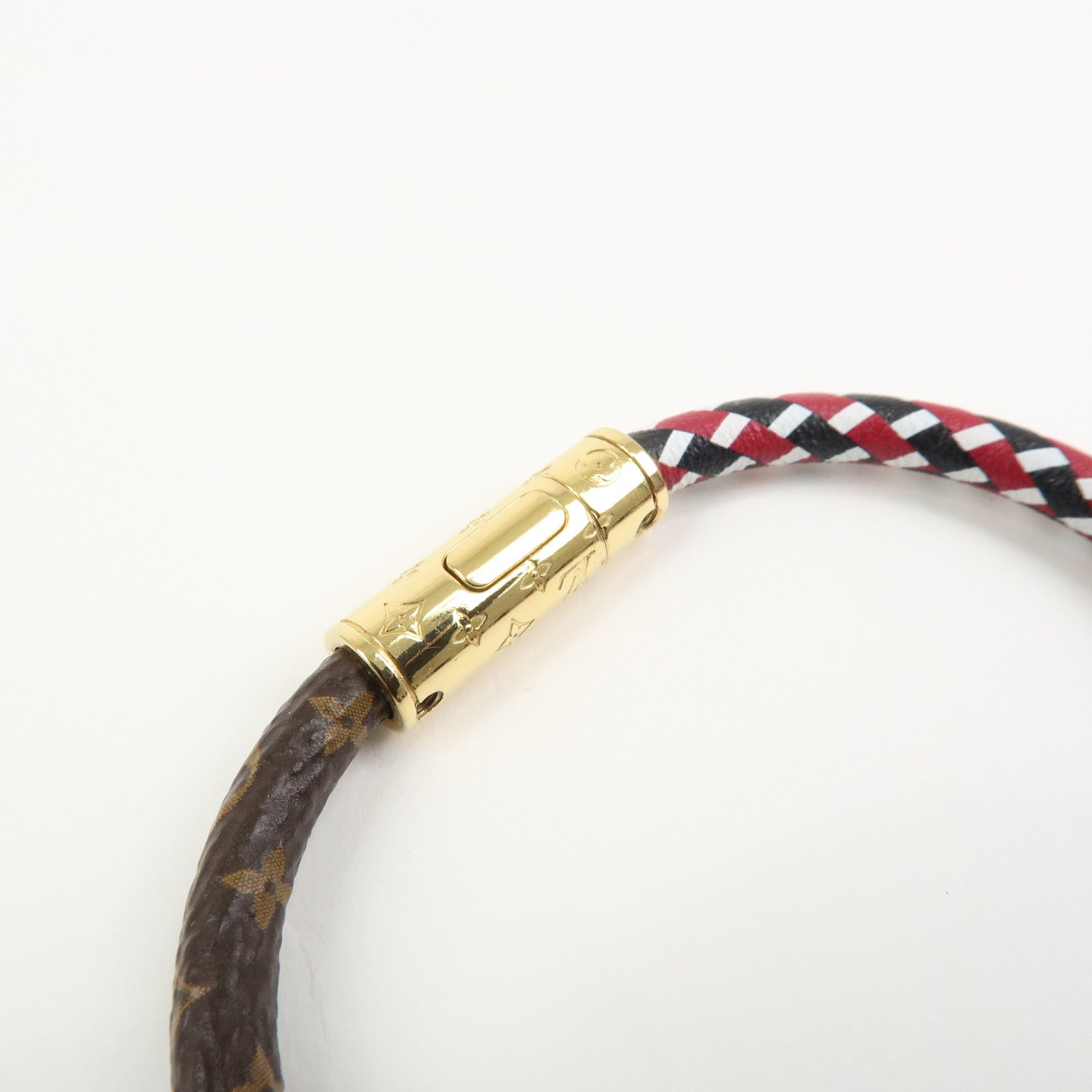Louis Vuitton Monogram Bracelet Daily Escape Brown Multicolor M8010
