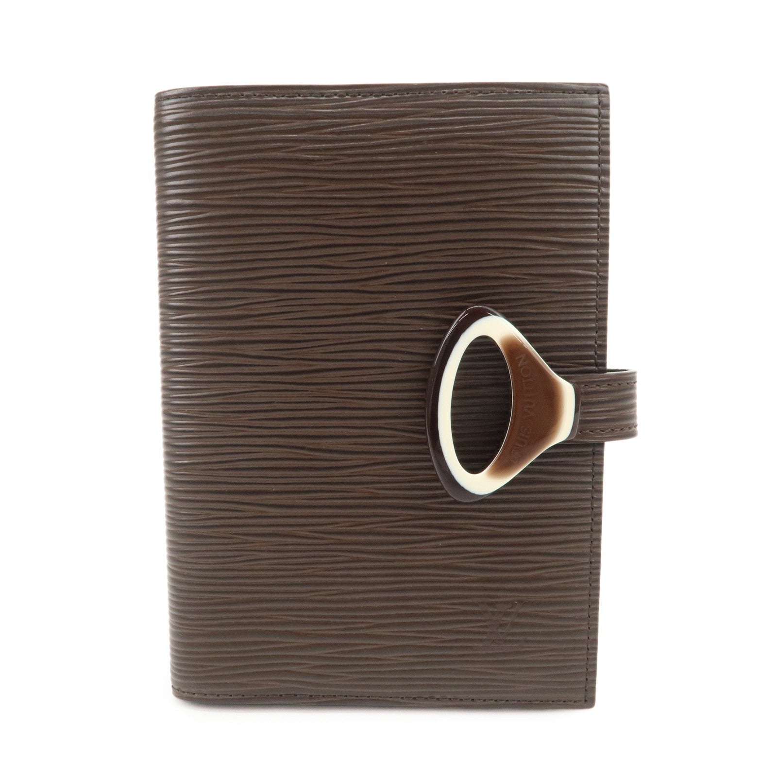 Louis Vuitton Epi Agenda PM Planner Cover Mocha R2009B