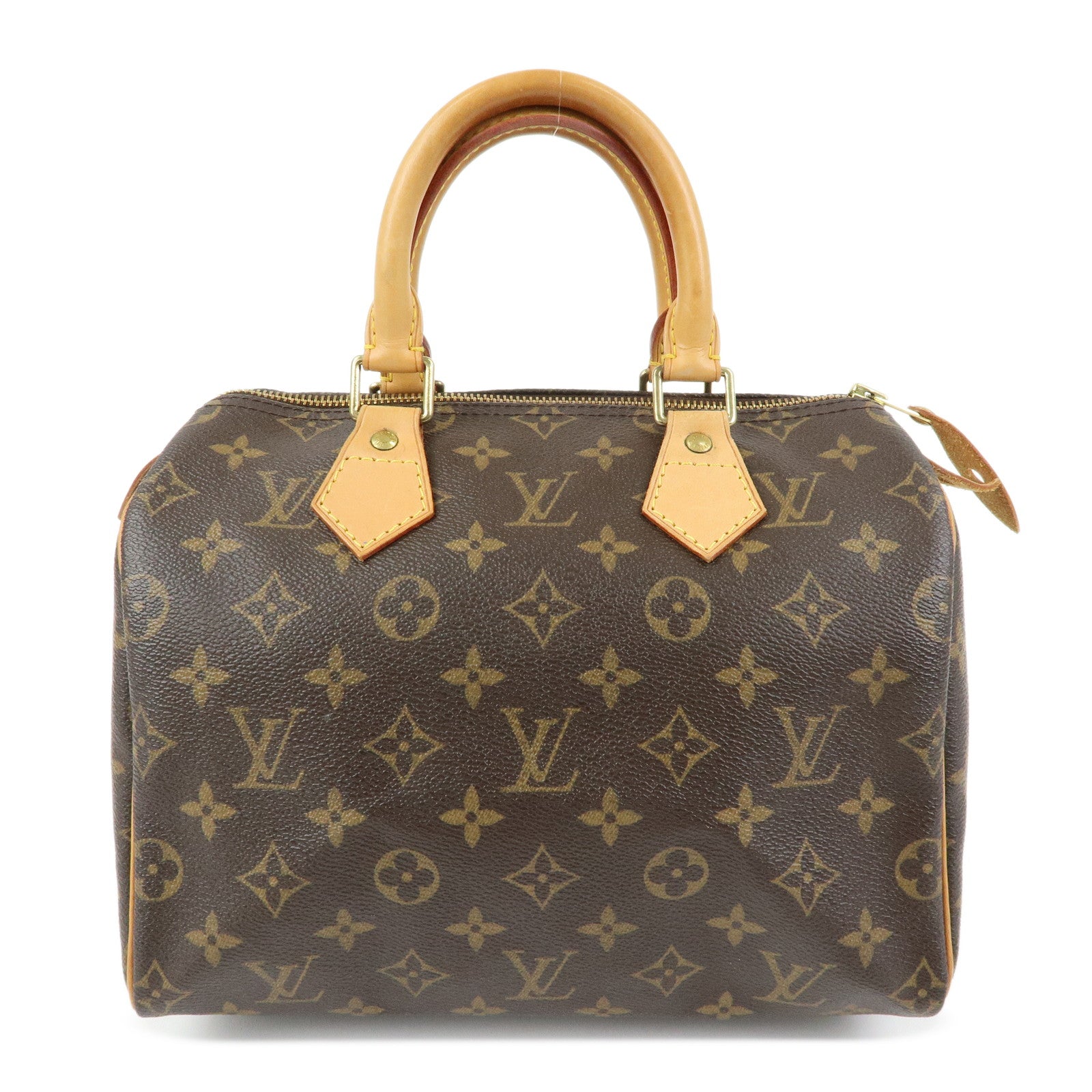 Louis Vuitton Monogram Speedy 25 Boston Bag Hand Bag Brown M41528