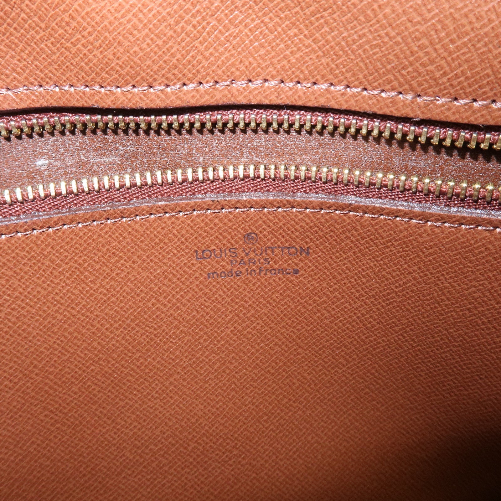 Louis Vuitton Monogram Marly Dragonne GM Clutch Bag Brown M51825 Used