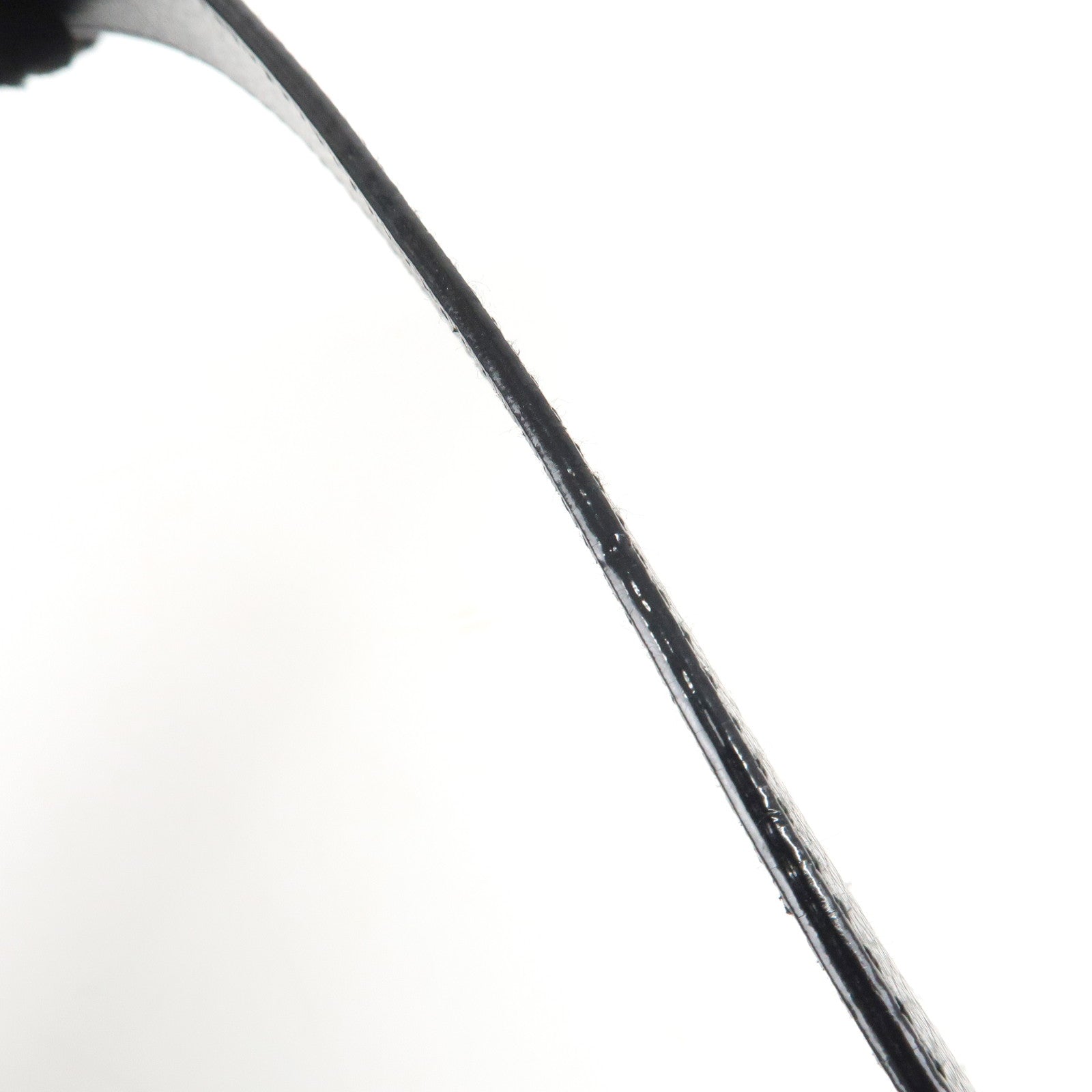 Ferragamo Ganchini Leather Shoulder Bag Hand Bag Black Used