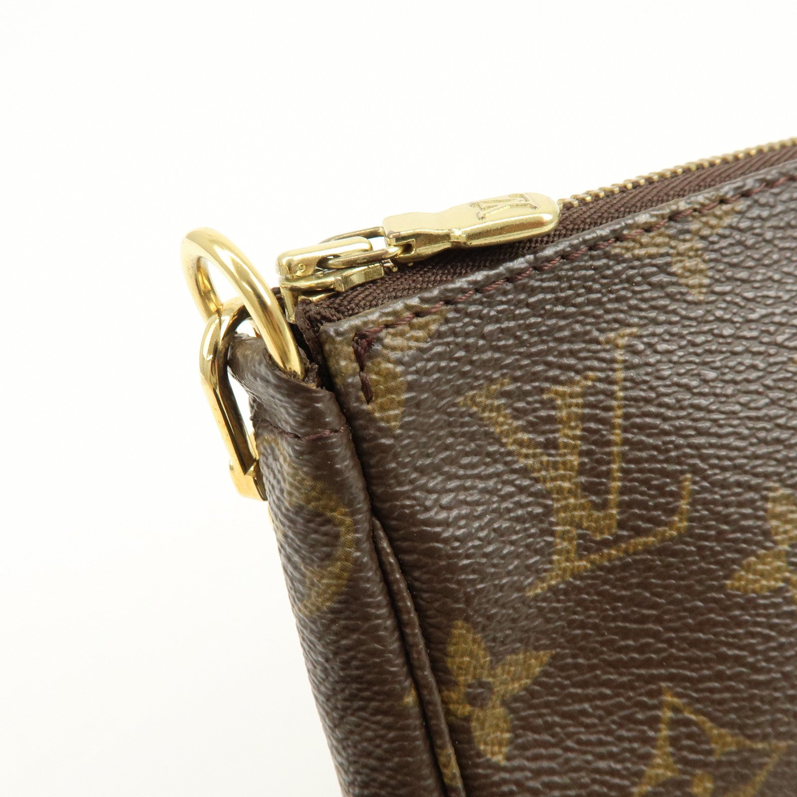 Louis Vuitton Monogram Pochette Accessoires Pouch Hand Bag M51980