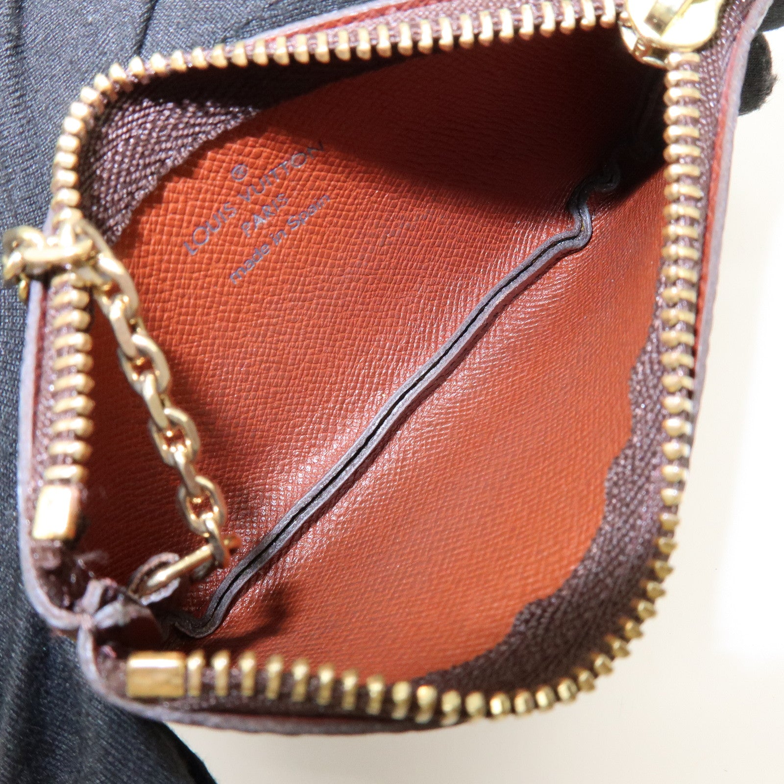 Louis Vuitton Monogram Pochette Cles Coin Case Key Case M62650