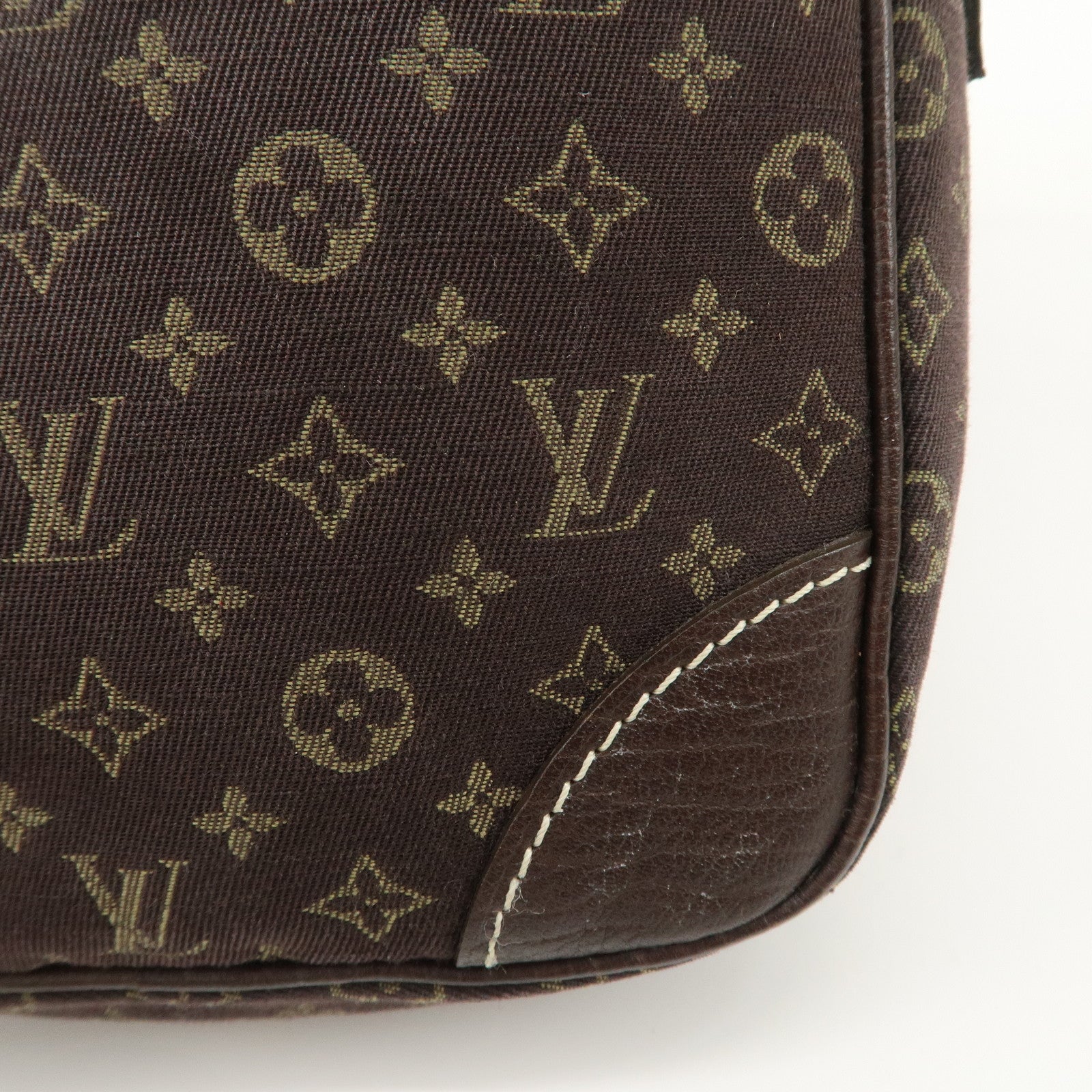 Louis Vuitton Monogram Mini Lin Danube Shoulder Bag Brown M95228