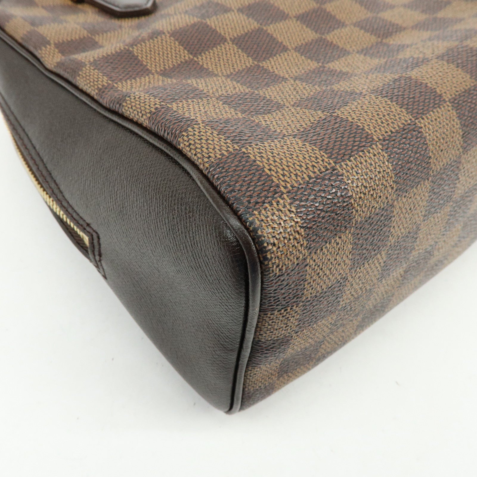 Louis Vuitton Damier Canvas Brera Hand Bag Ebene N51150