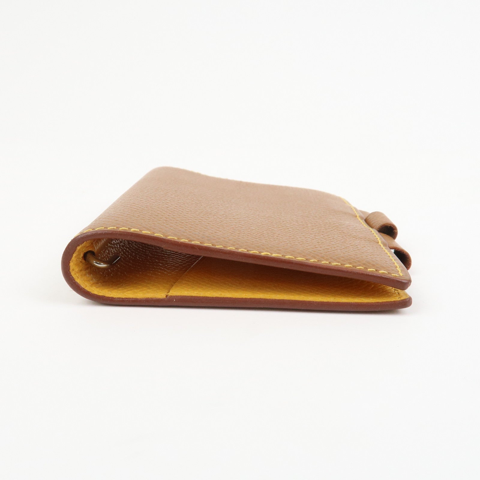 HERMES Agenda PM Leather Planner Cover □B Stamped Gold