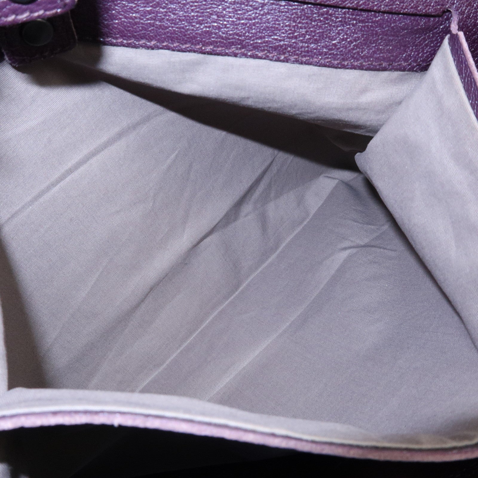 BOTTEGA VENETA Intrecciato Leather Shoulder Crossbody Bag Purple