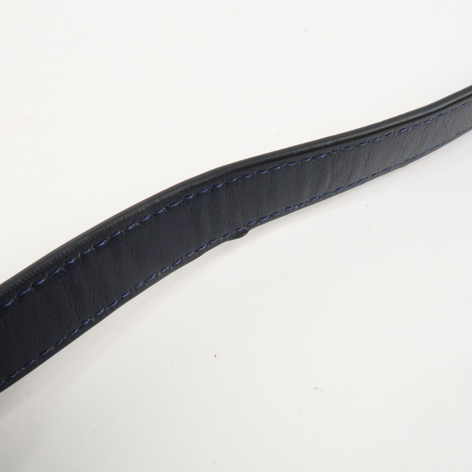 Chloe Fur Leather 2Way Bag Shoulder Bag Hand Bag Ivory Navy