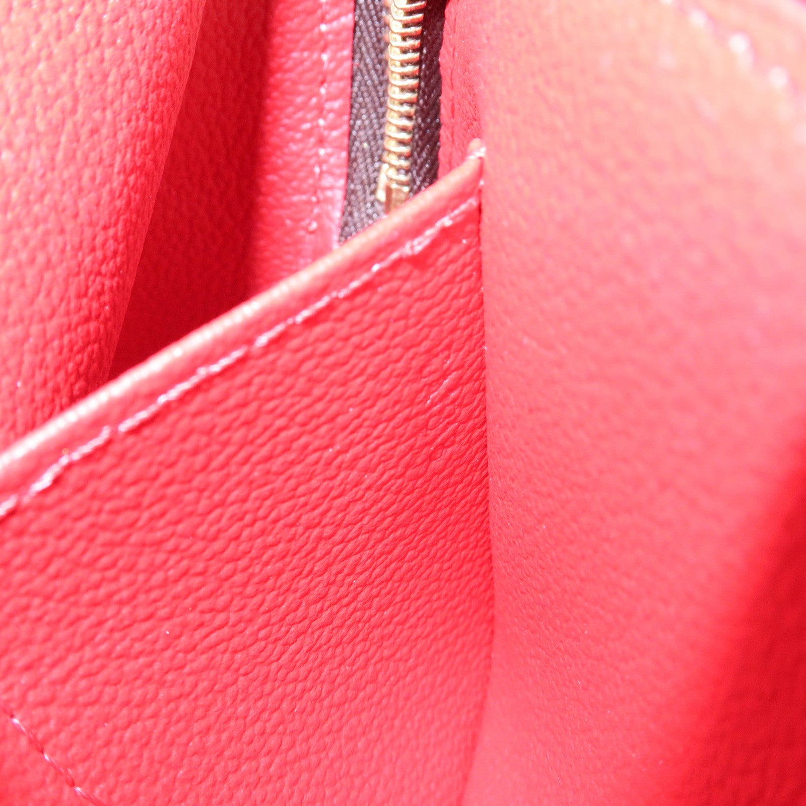 Louis Vuitton Damier Ebene Pochette Cosmetic PM Pouch Brown N47516