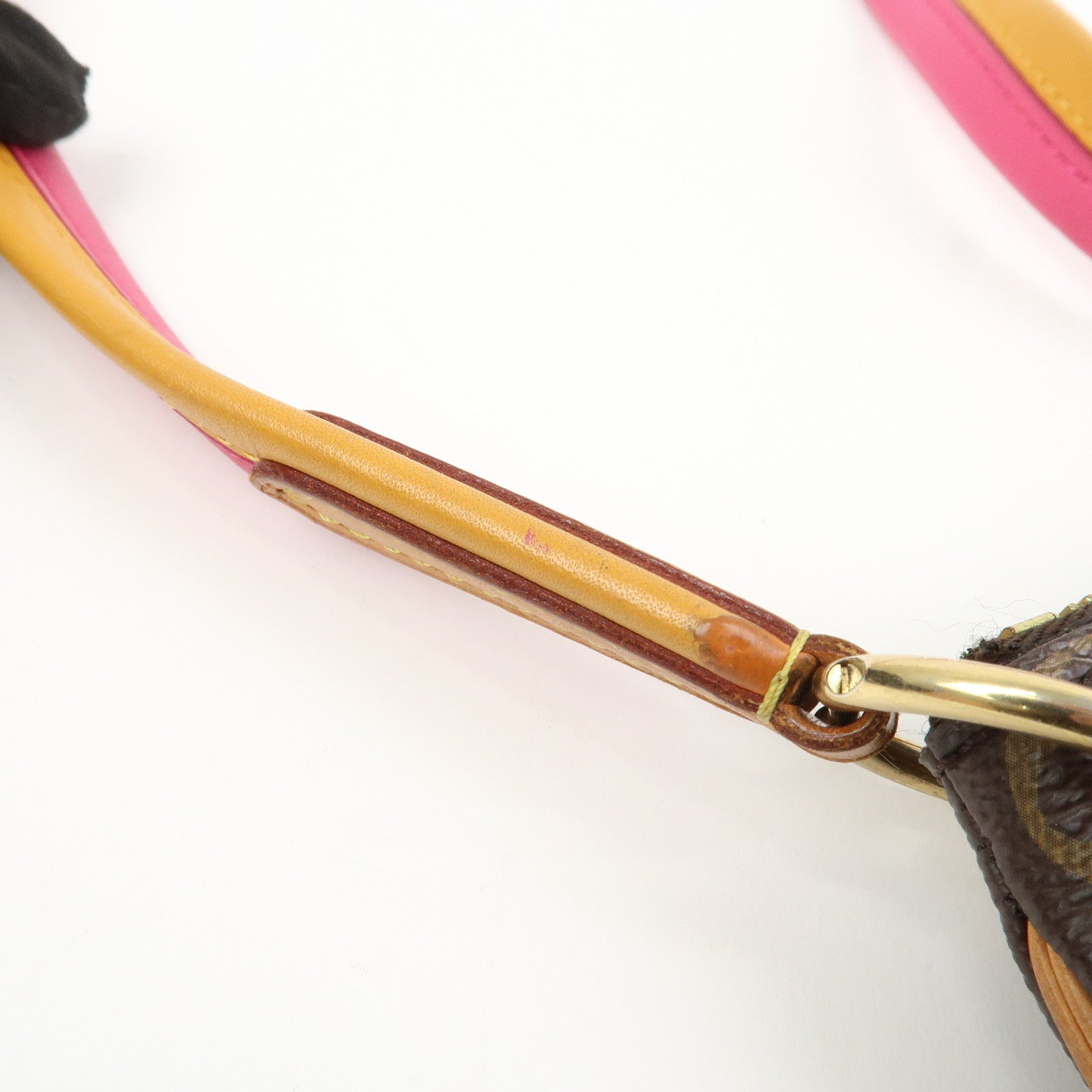Louis Vuitton Monogram Canvas Lorette Shoulder Bag Hot Pink M44053