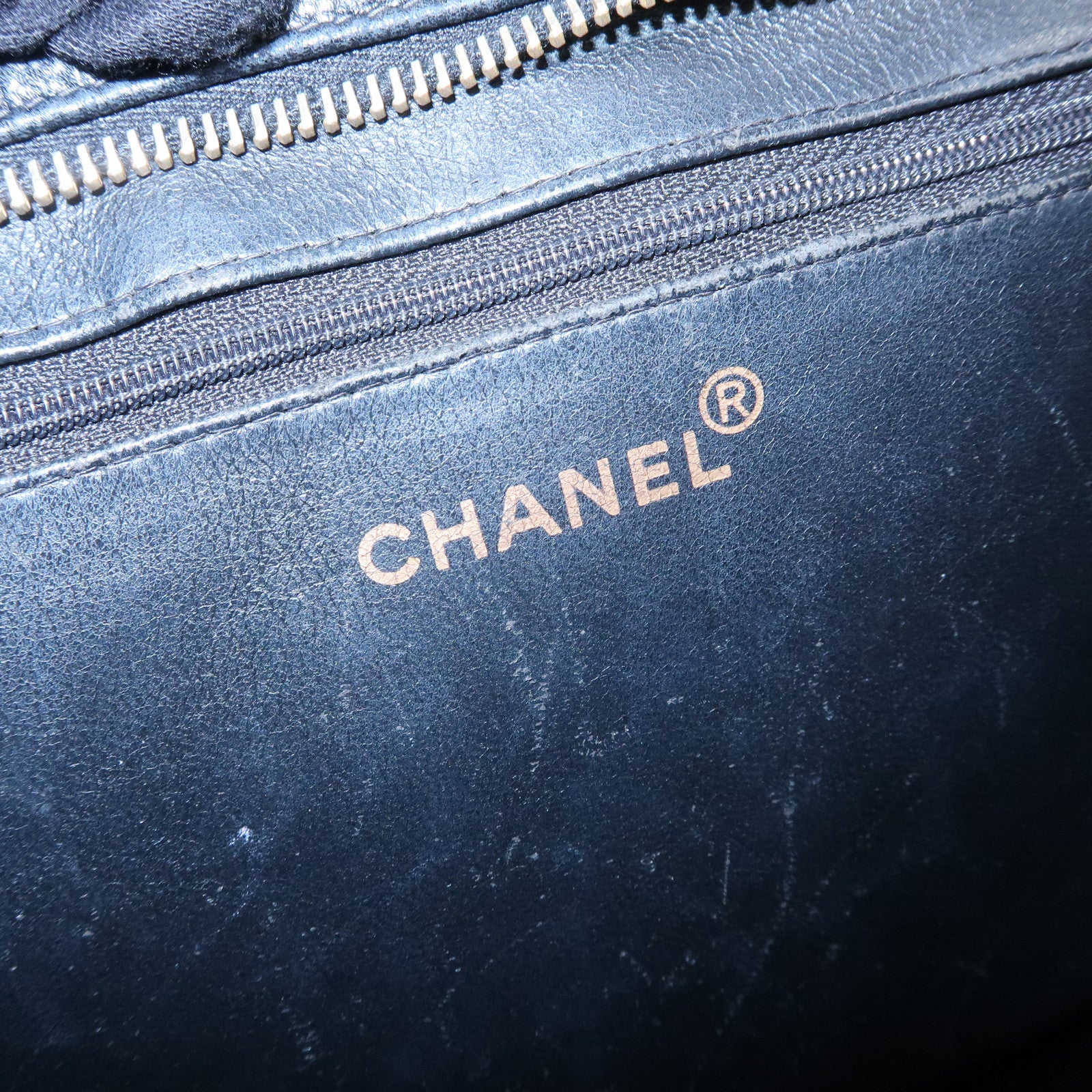 CHANEL Matelasse COCO Mark Medallion Tote Bag Hand Bag Black A01804