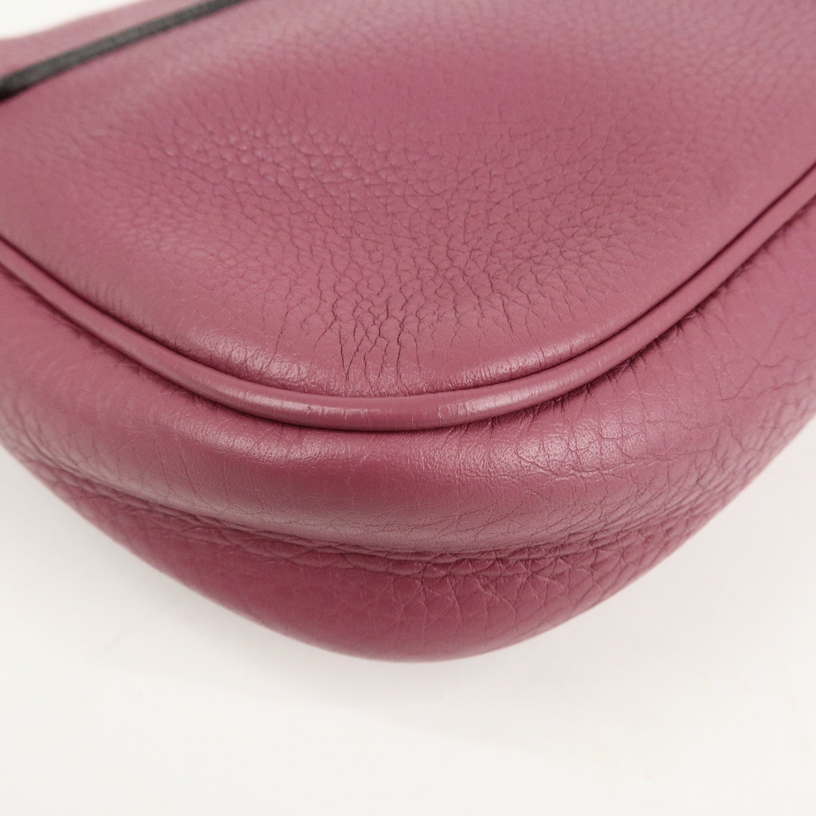 GUCCI SOHO Leather Chain Shoulder Bag Purse Purple 336752