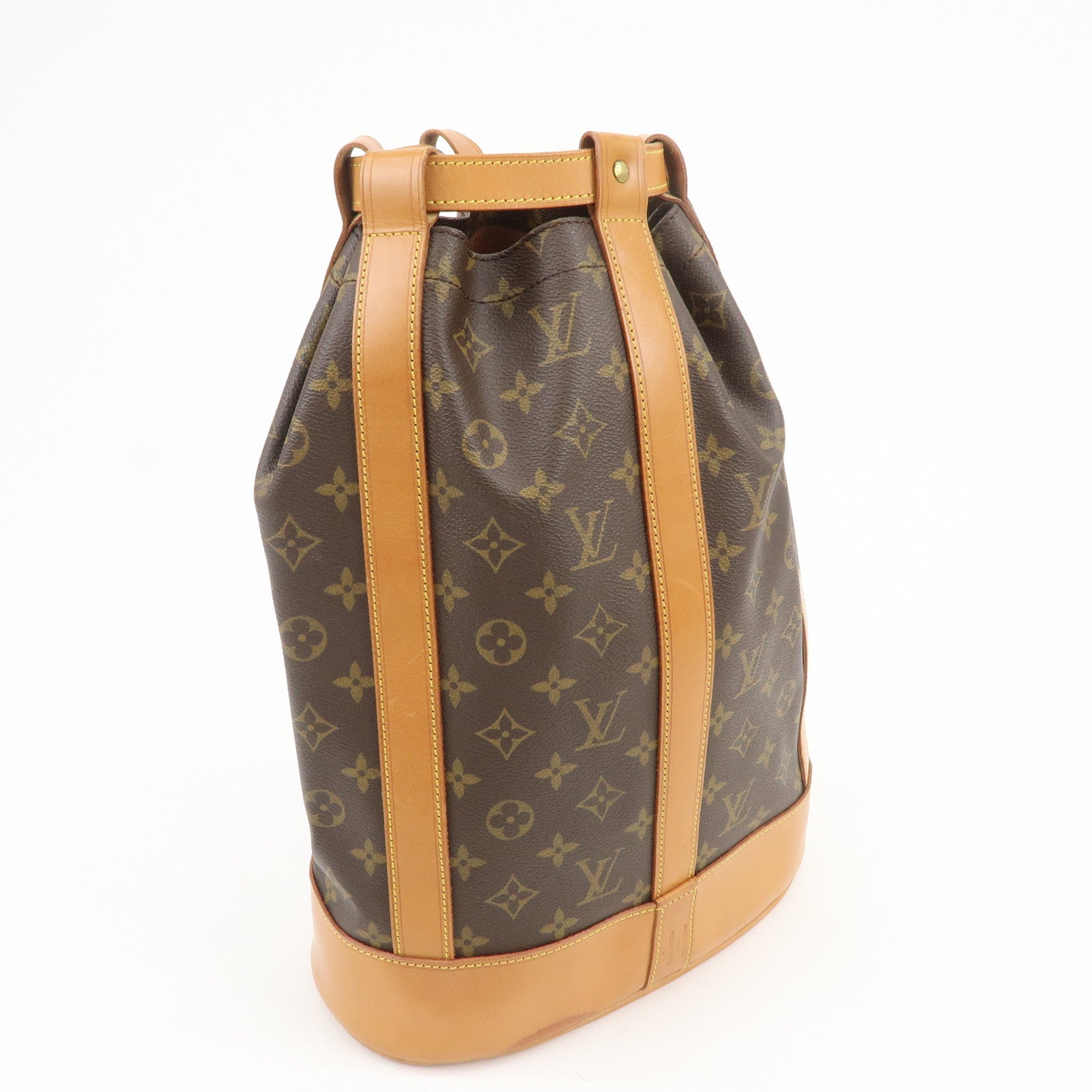 Louis Vuitton Monogram Randonnee PM Shoulder Bag Brown M42243