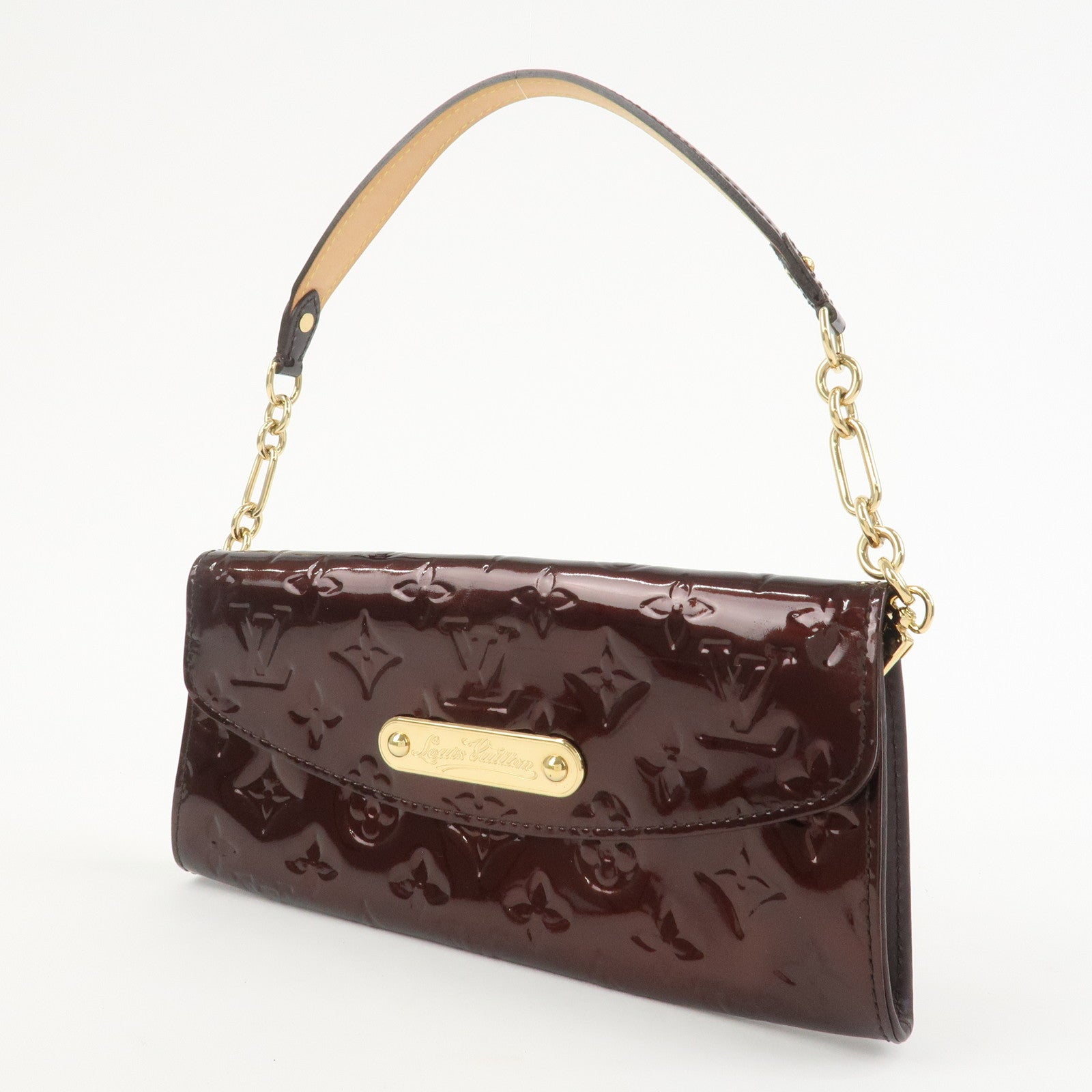 Louis Vuitton Monogram Vernis Sunset Boulevard Hand Bag M93542