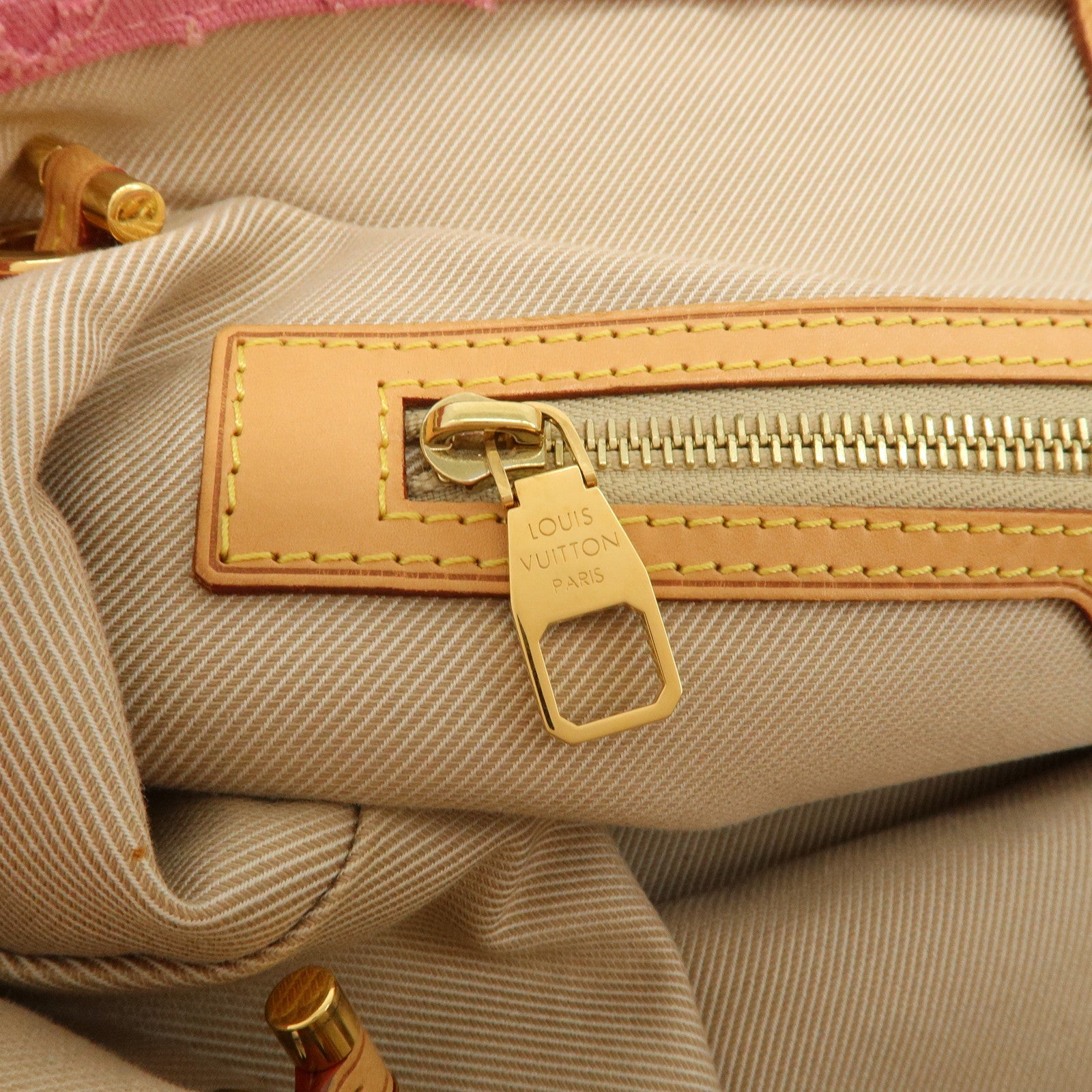 Louis Vuitton Monogram Stone Neverfull MM Tote Bag Shoulder Bag Rose M40834
