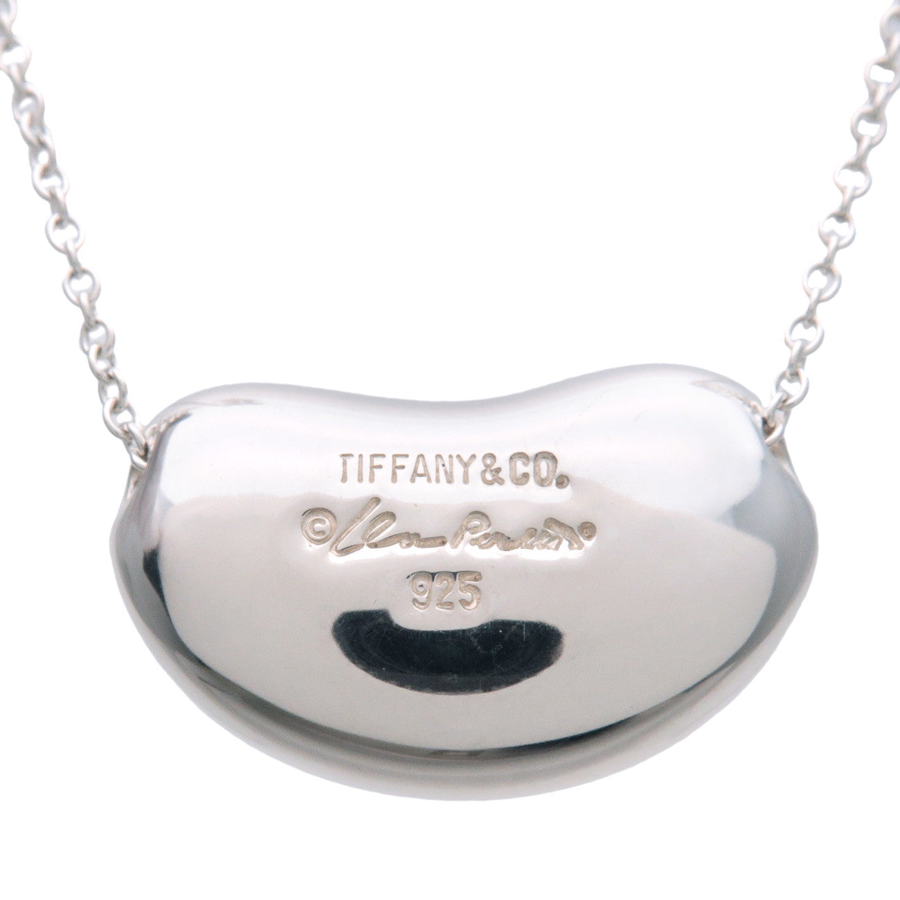 Tiffany & Co Bean Necklace Medium SV925 Silver