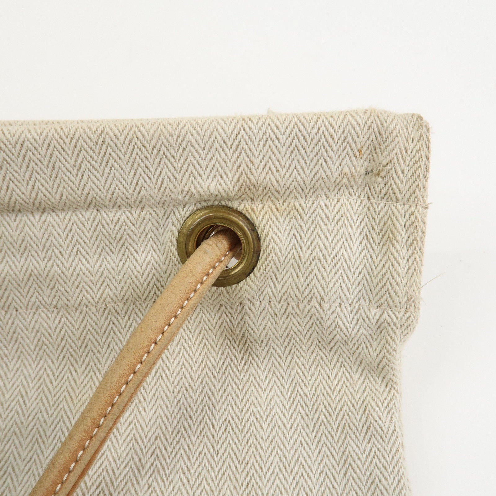 HERMES Aline GM Canvas Shoulder Bag Hand bag Natural