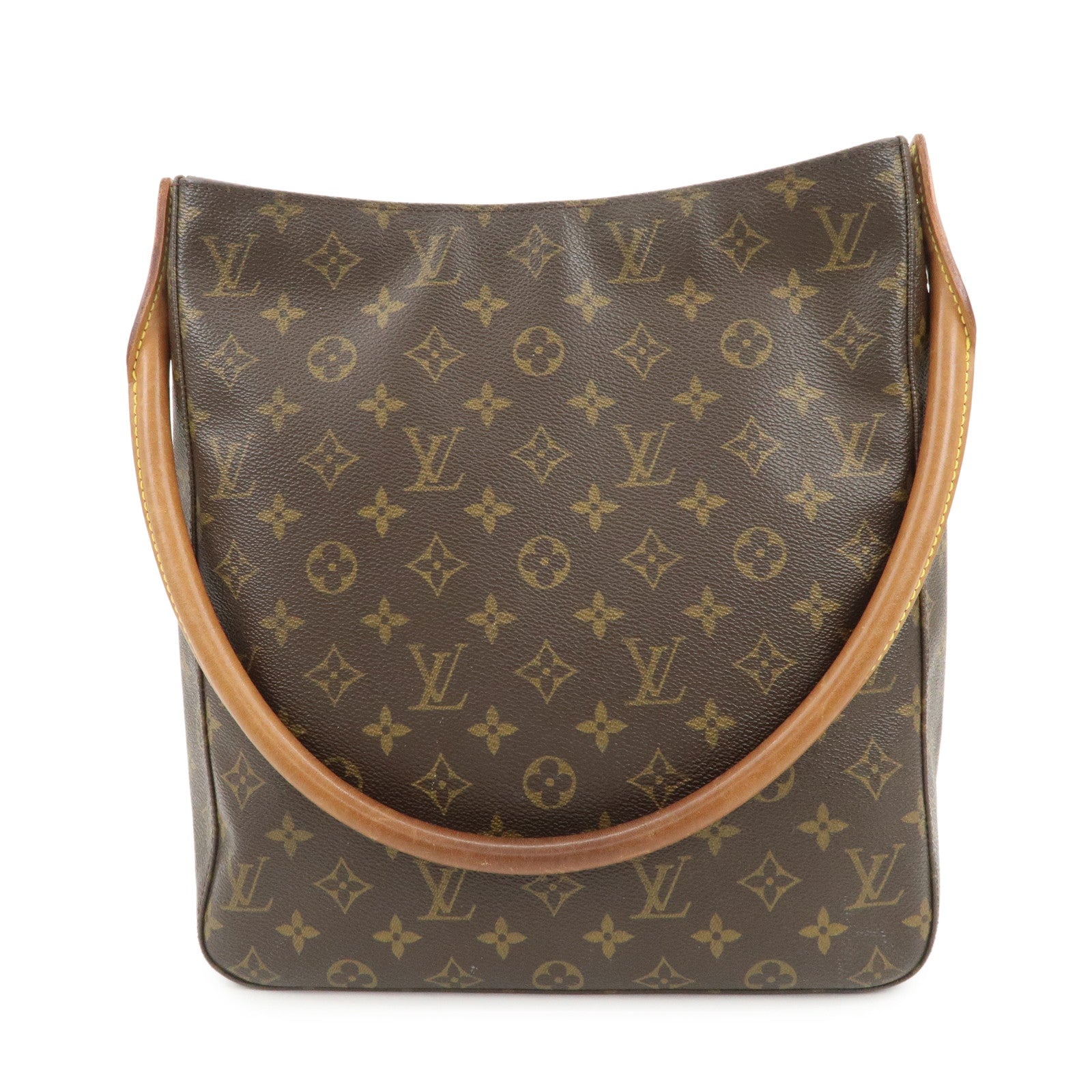 Louis Vuitton Monogram Looping GM Shoulder Bag Brown M51145
