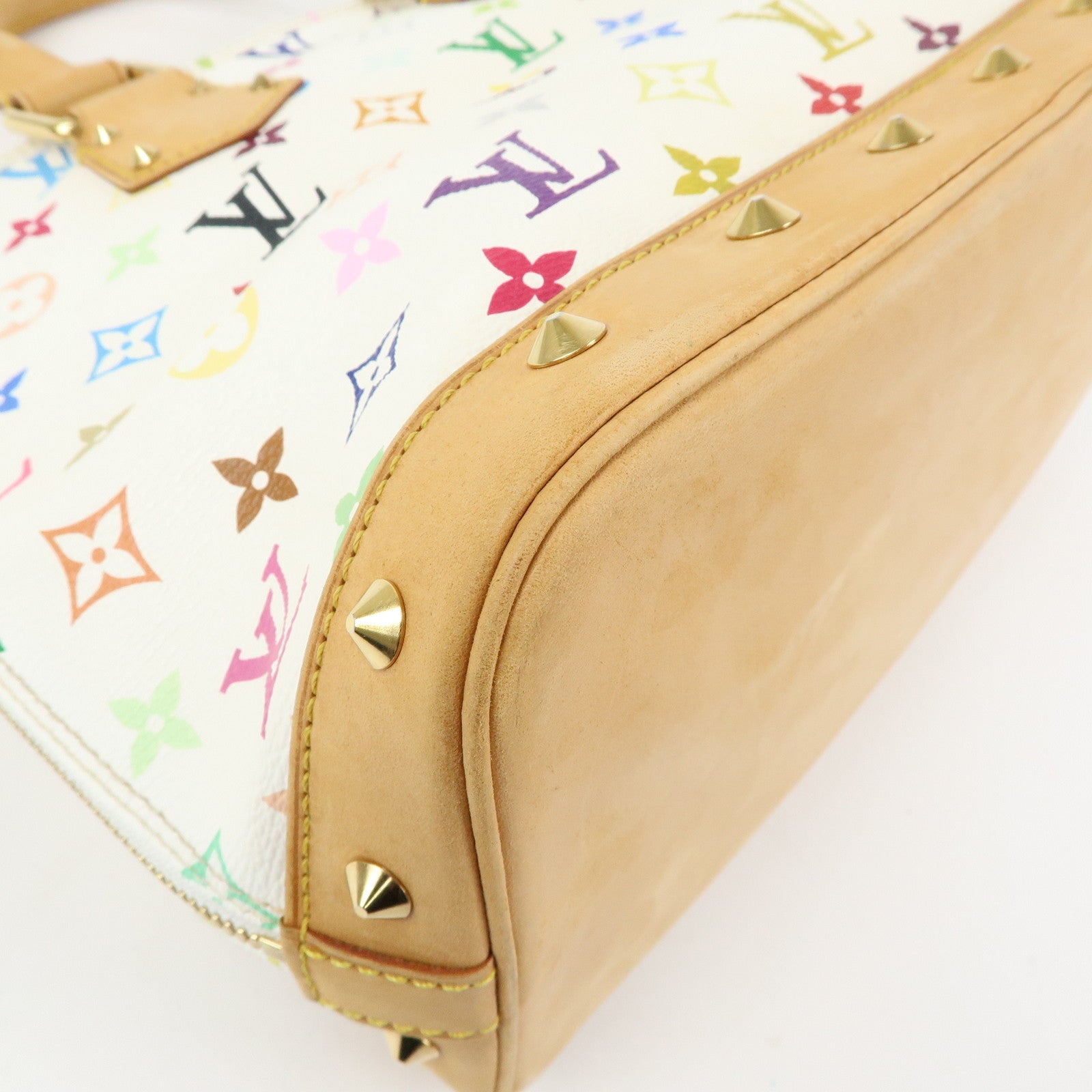 Louis Vuitton Monogram Alma PM Hand Bag Blanc Multicolor M92647