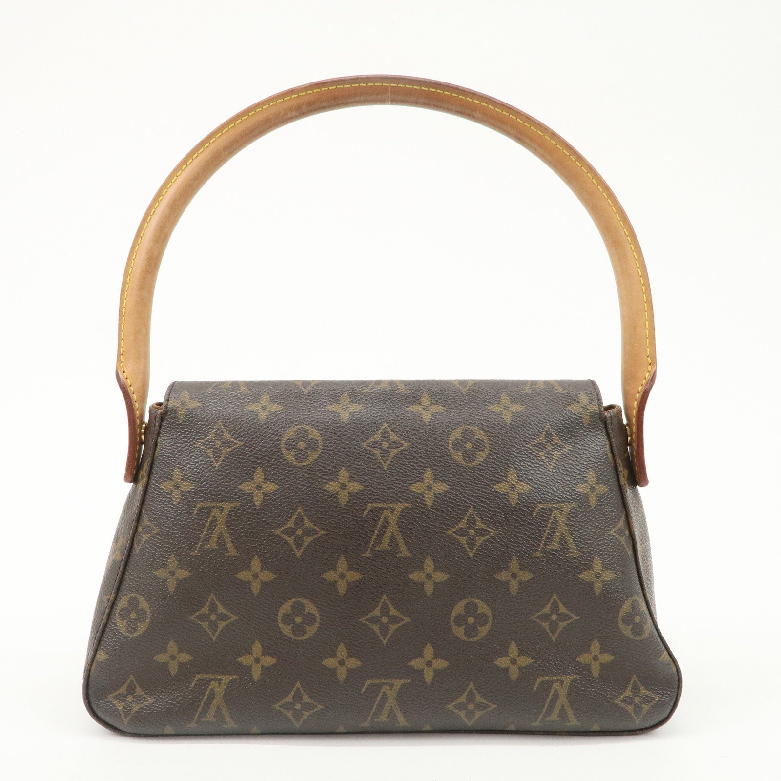 Louis Vuitton Monogram Mini Looping Shoulder Bag Hand Bag M51147 Used