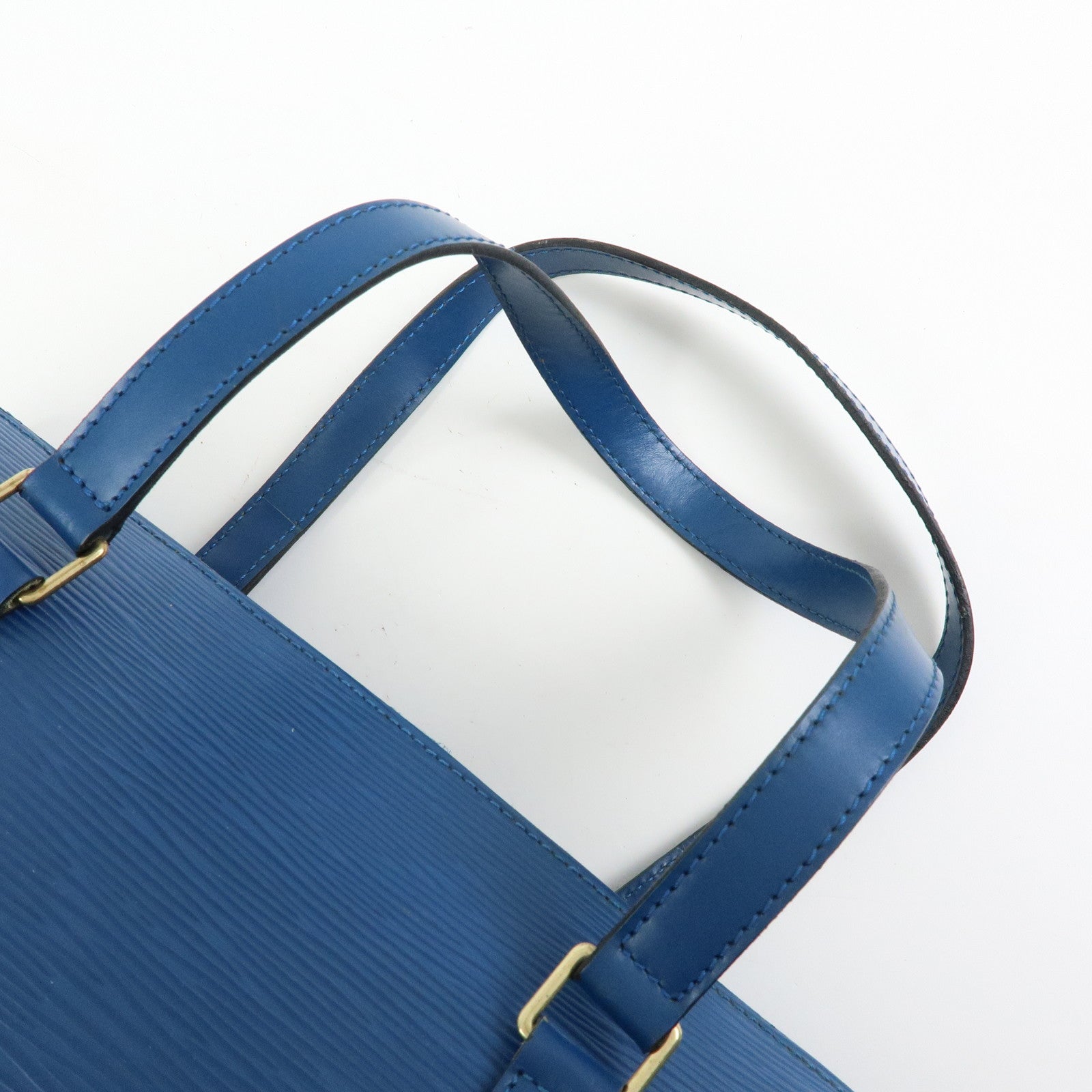 Louis Vuitton Epi Soufflot Shoulder Bag Hand Bag Toledo Blue M52225