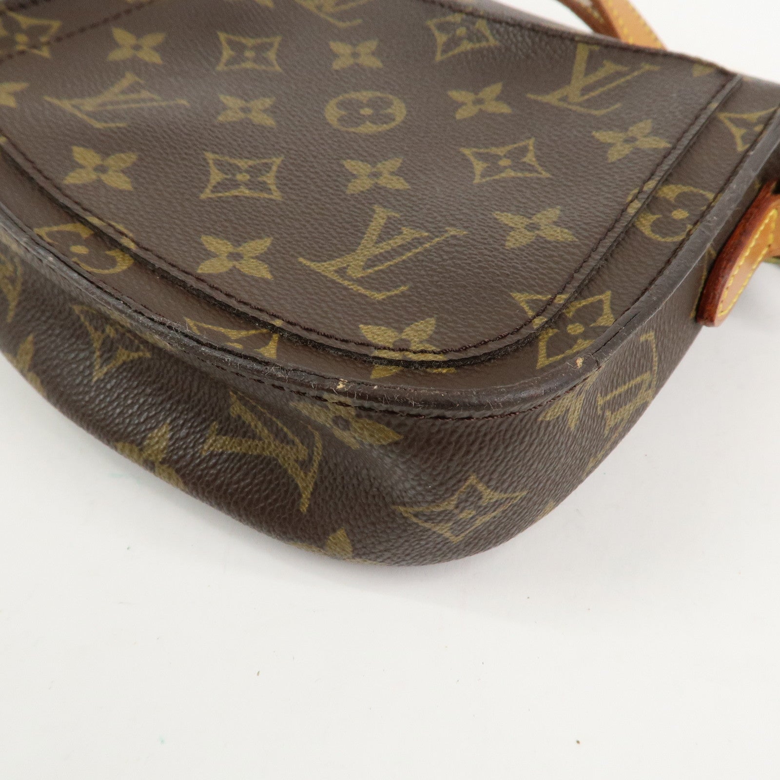 Louis Vuitton Monogram Saint Cloud MM Shoulder Bag Brown M51243