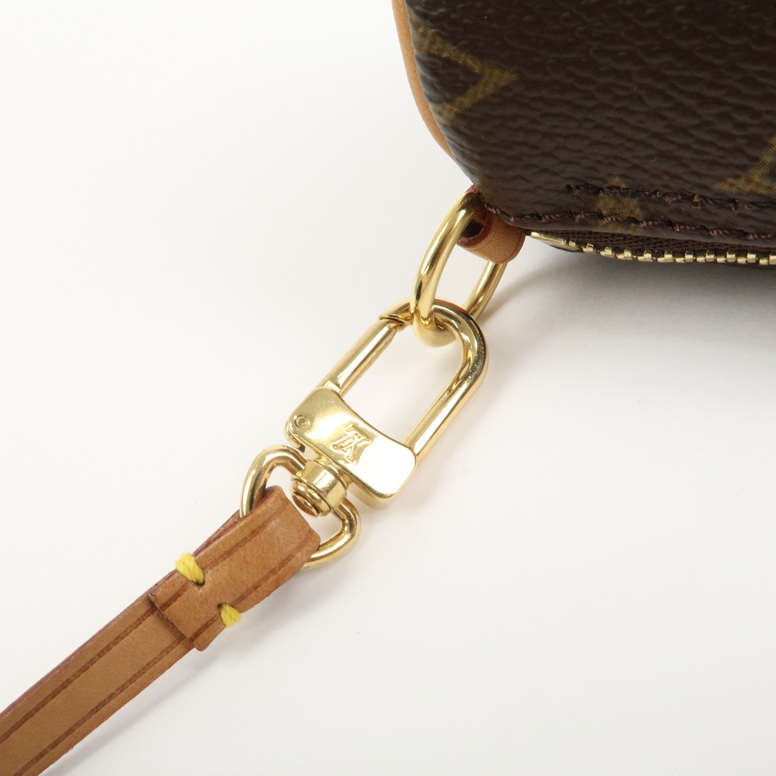 Louis Vuitton Monogram Mini Pouch for Papillon Bag Brown