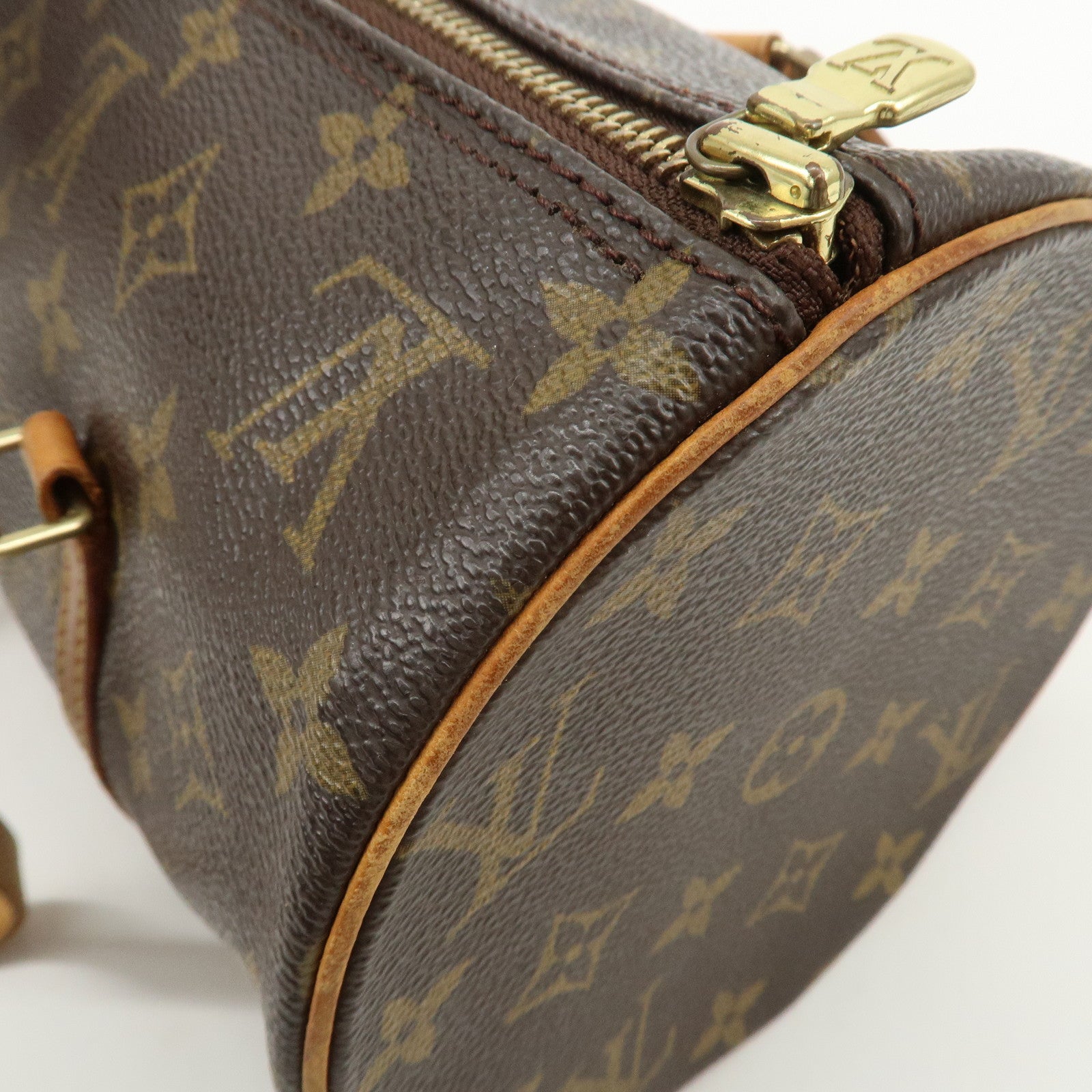 Louis Vuitton Monogram Papillon 30 Hand Bag New Style Brown M51385