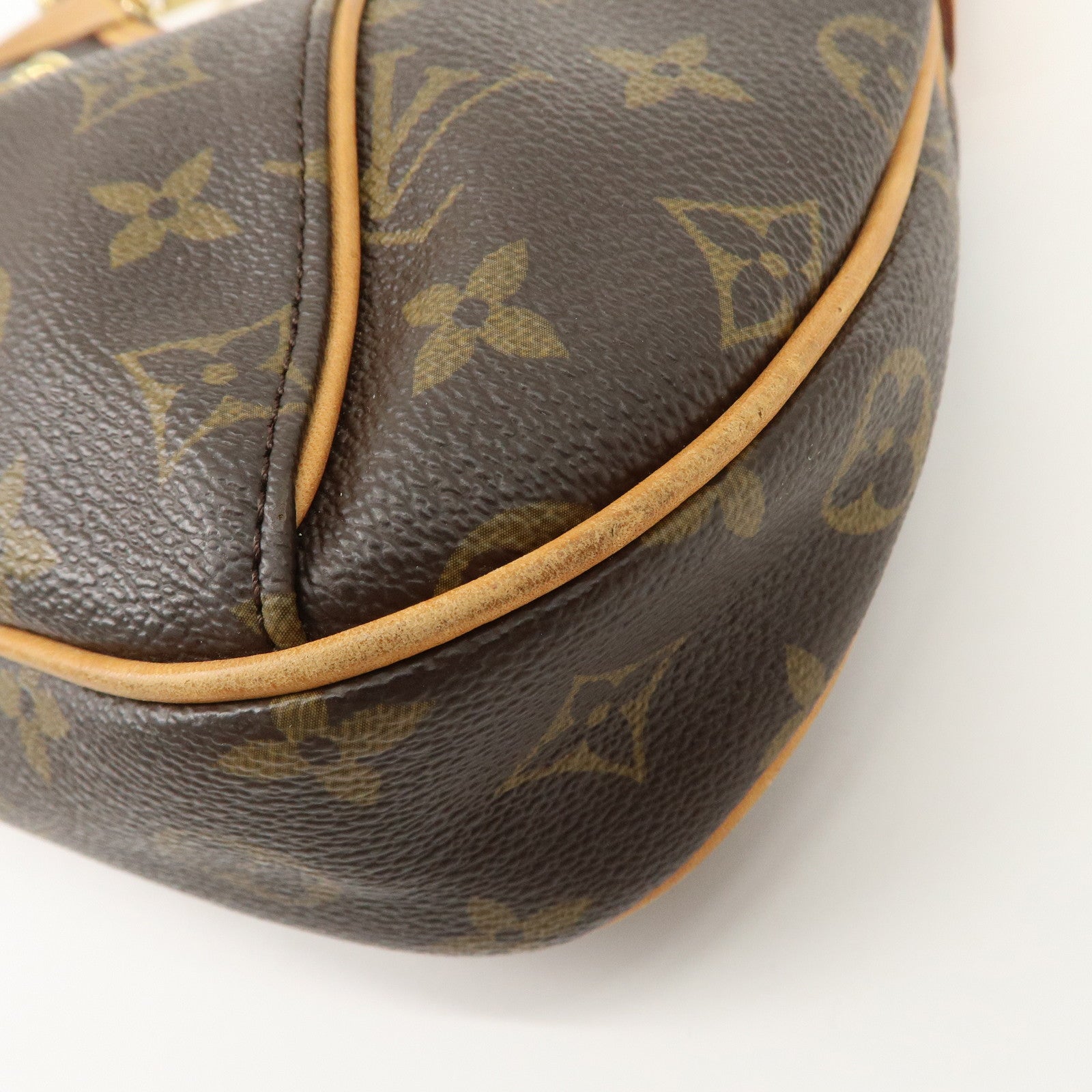 Louis Vuitton Monogram Thames PM Shoulder Bag Brown M56384 Used
