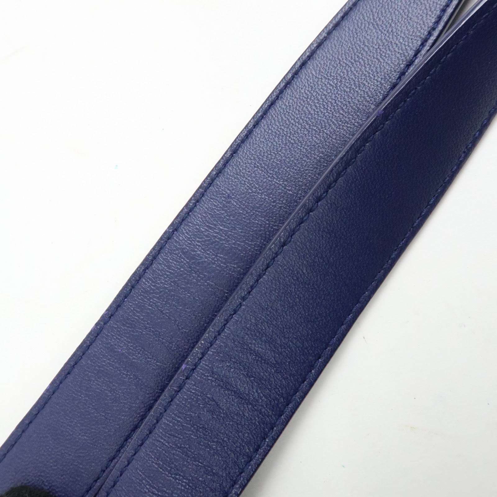 BOTTEGA VENETA Intrecciato Leather Shoulder Bag Tote Bag Blue