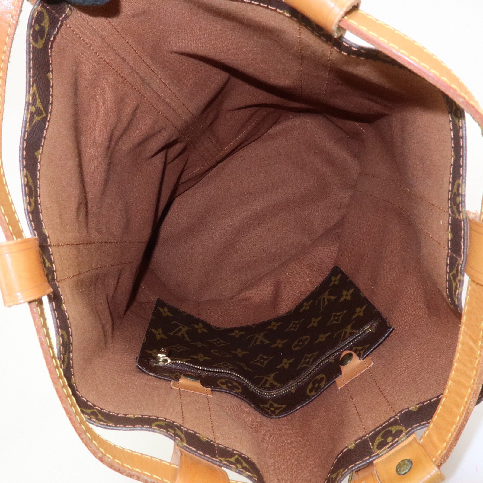 Louis Vuitton Monogram Randonnee GM Shoulder Bag Brown M42244