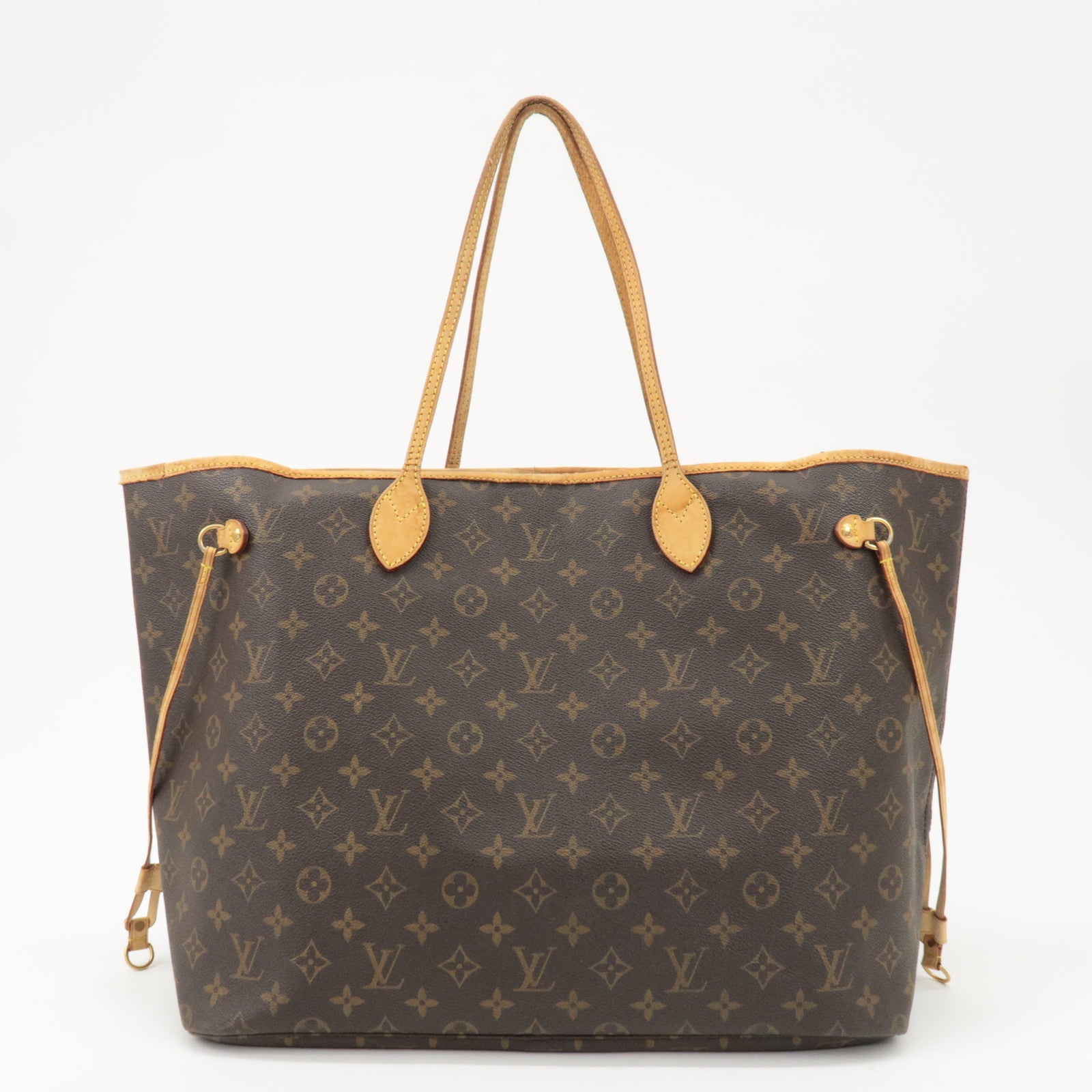 Louis Vuitton Monogram Neverfull GM Tote Bag Brown M40157 Used