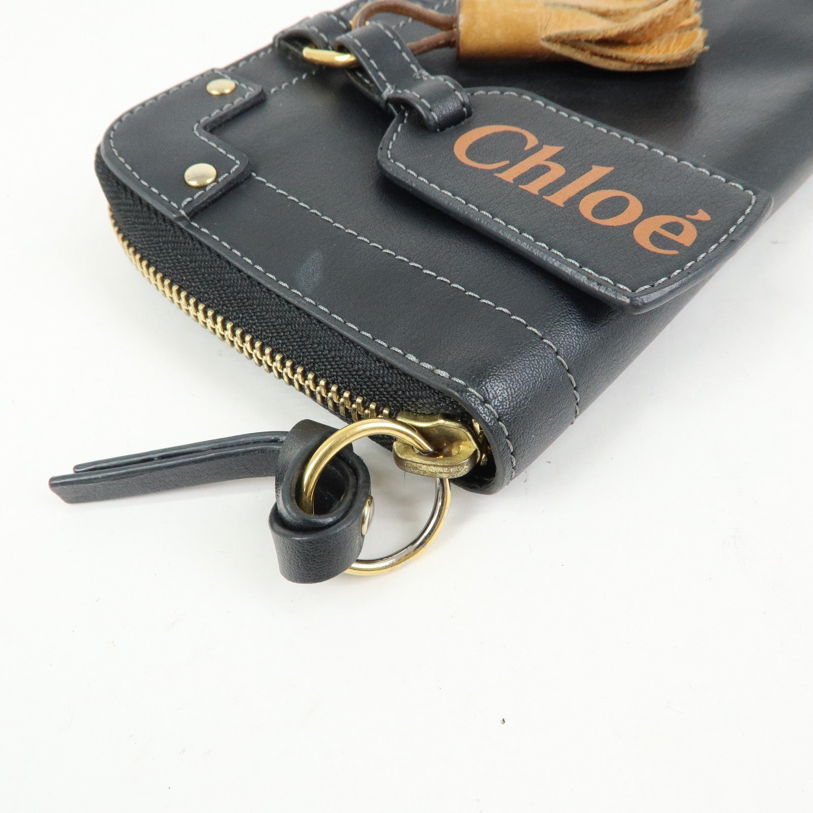Chloe Paddington Eden Leather Set of Wallet Black