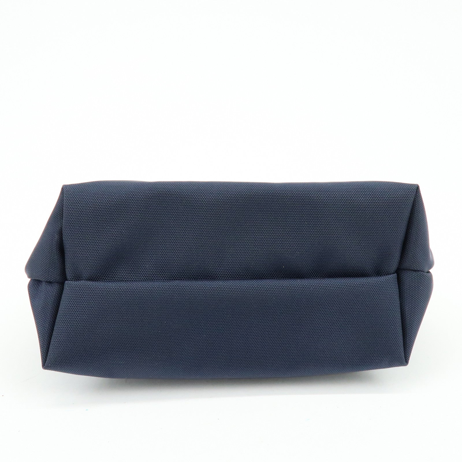 BURBERRY Set of 2 Canvas Pouch Cosmetic Case Beige Navy