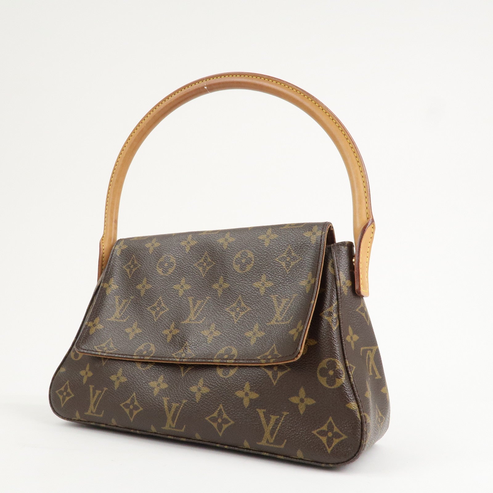 Louis Vuitton Monogram Mini Looping Shoulder Bag Brown M51147