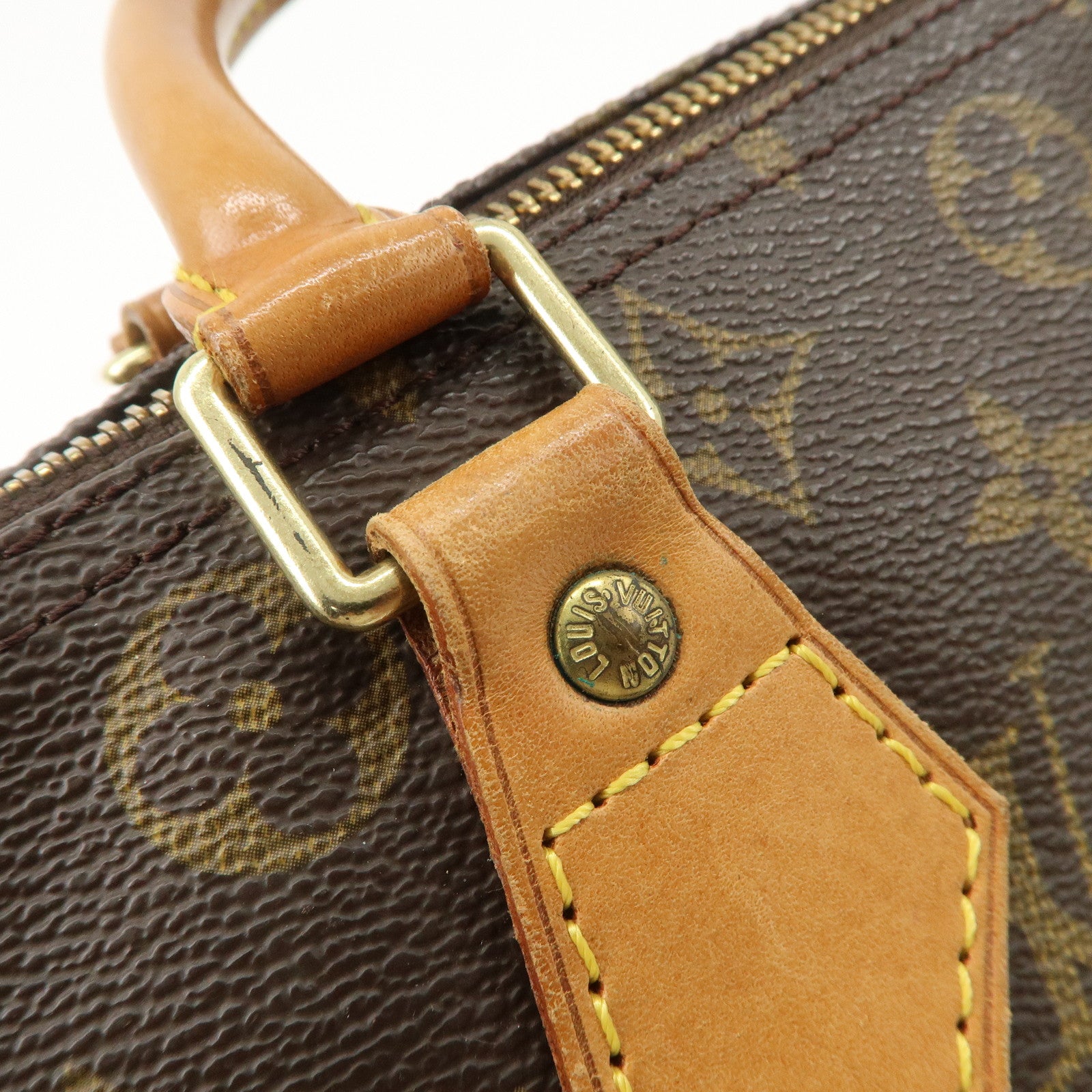 Louis Vuitton Monogram Speedy 30 Boston Bag Hand Bag M41526 Used
