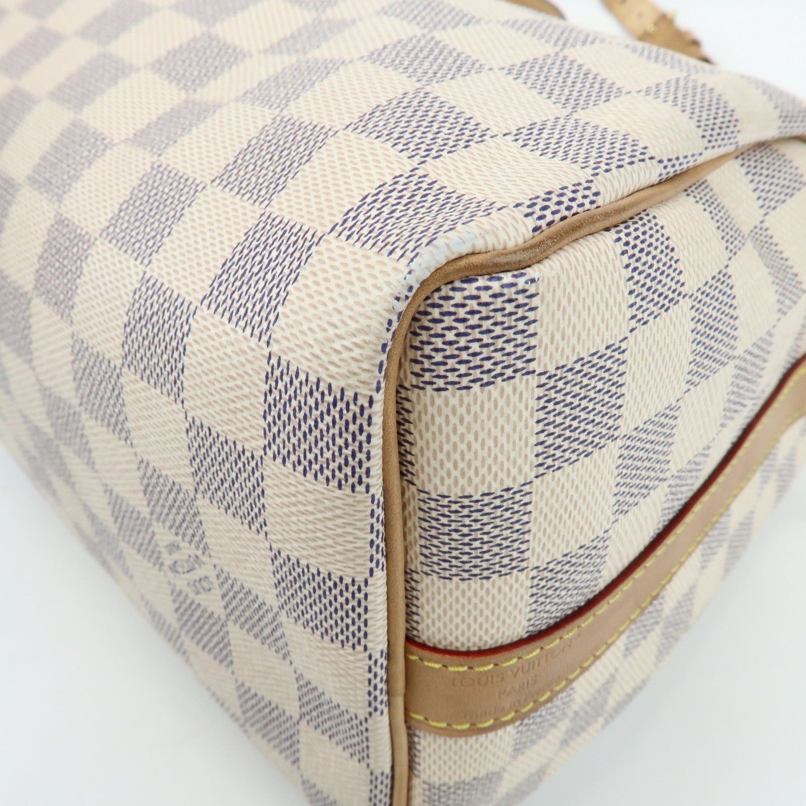 Louis Vuitton Damier Azur Speedy Bandouliere 25 Boston Bag N40608