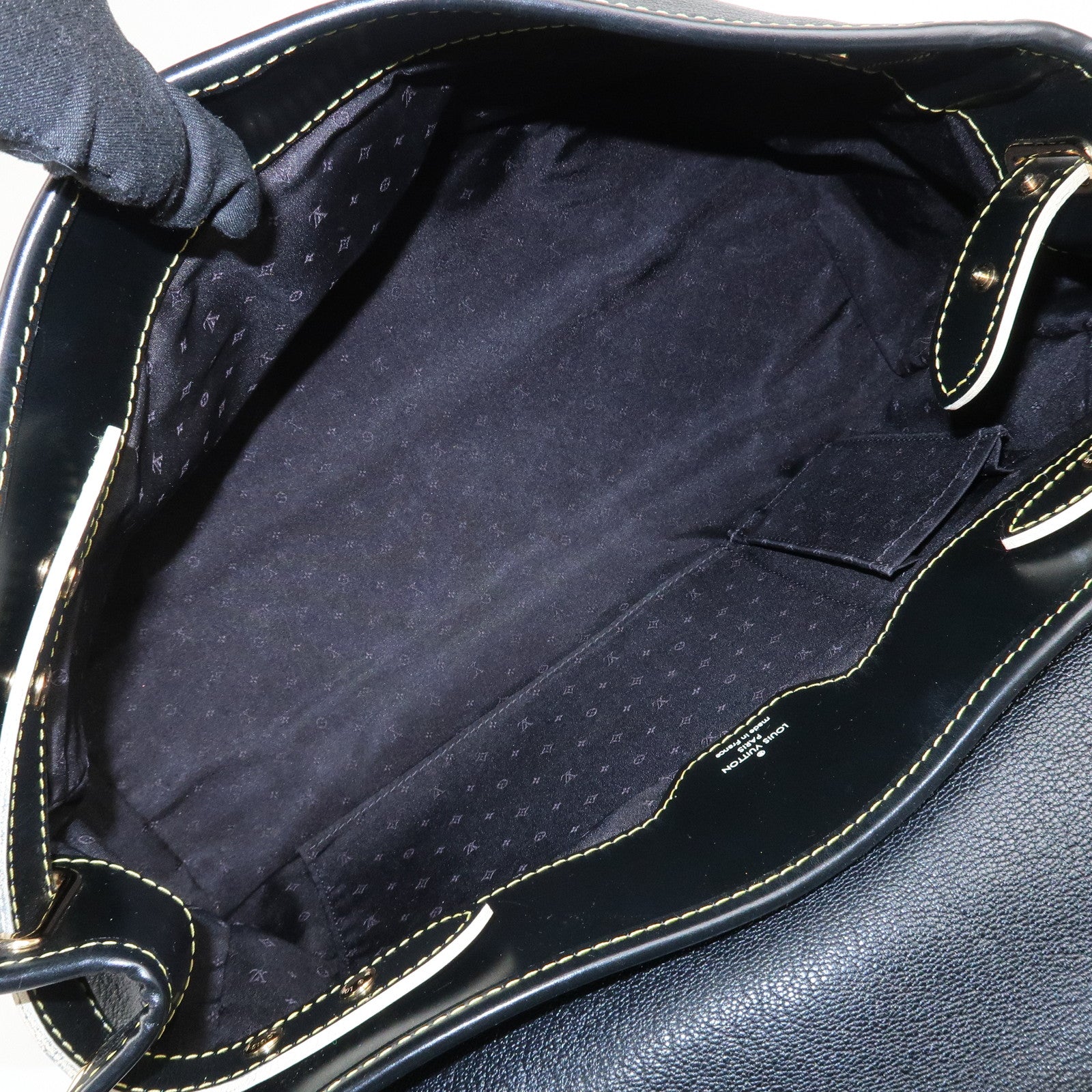 Louis Vuitton Suhali Rhapsody Leather Shoulder Bag Black M95847 Used