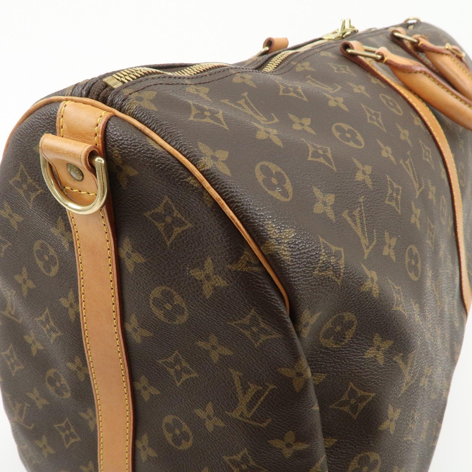 Louis Vuitton Monogram Keep All Bandouliere 60 Boston Bag M41412