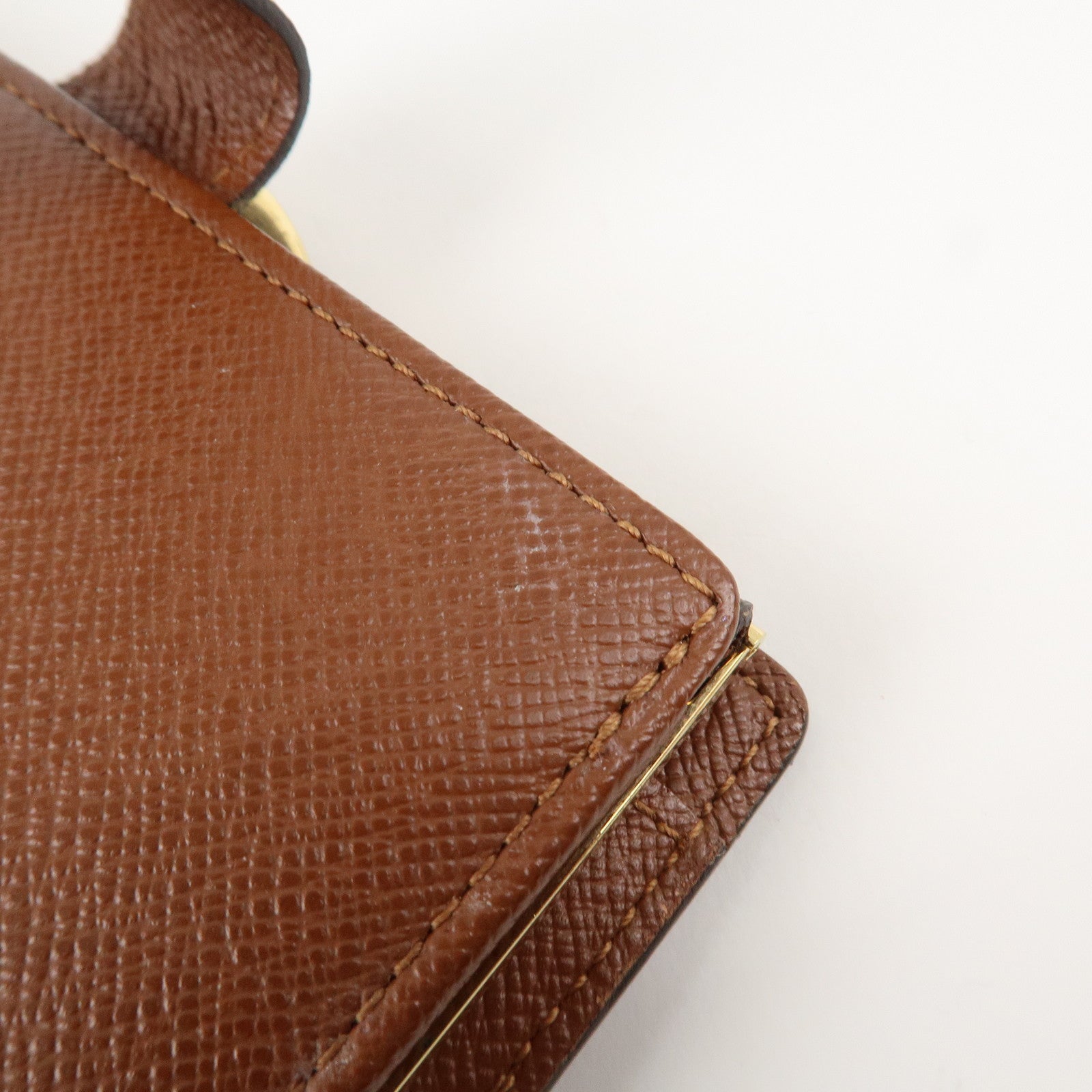 Louis Vuitton Monogram Porte Monnaie Billets Viennois Wallet M61663 Used