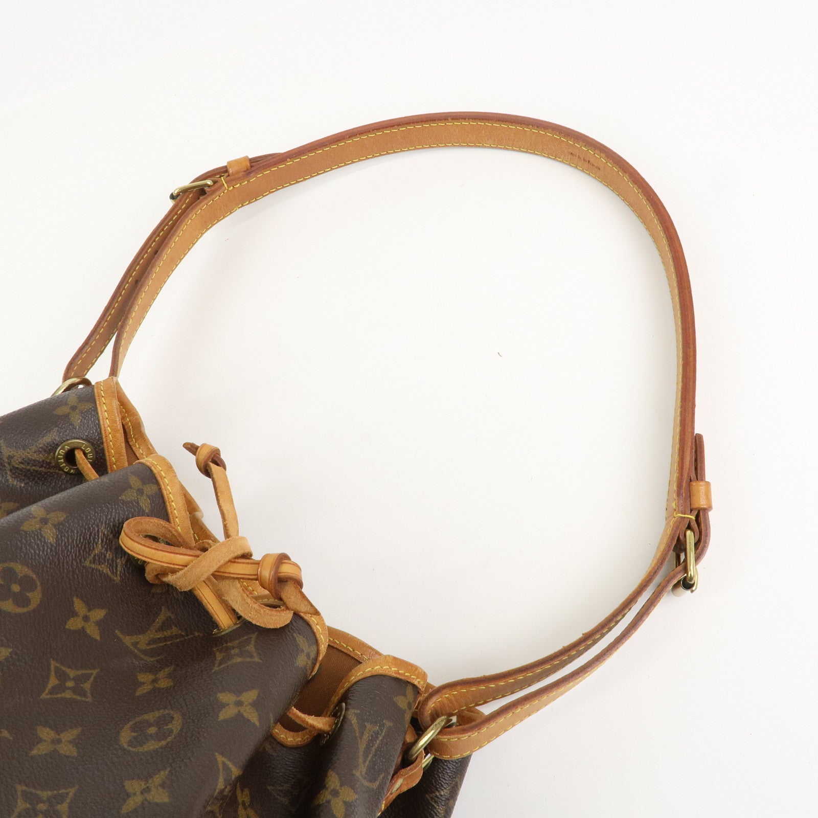 Louis Vuitton Monogram Petit Noe Shoulder Bag Brown M42226