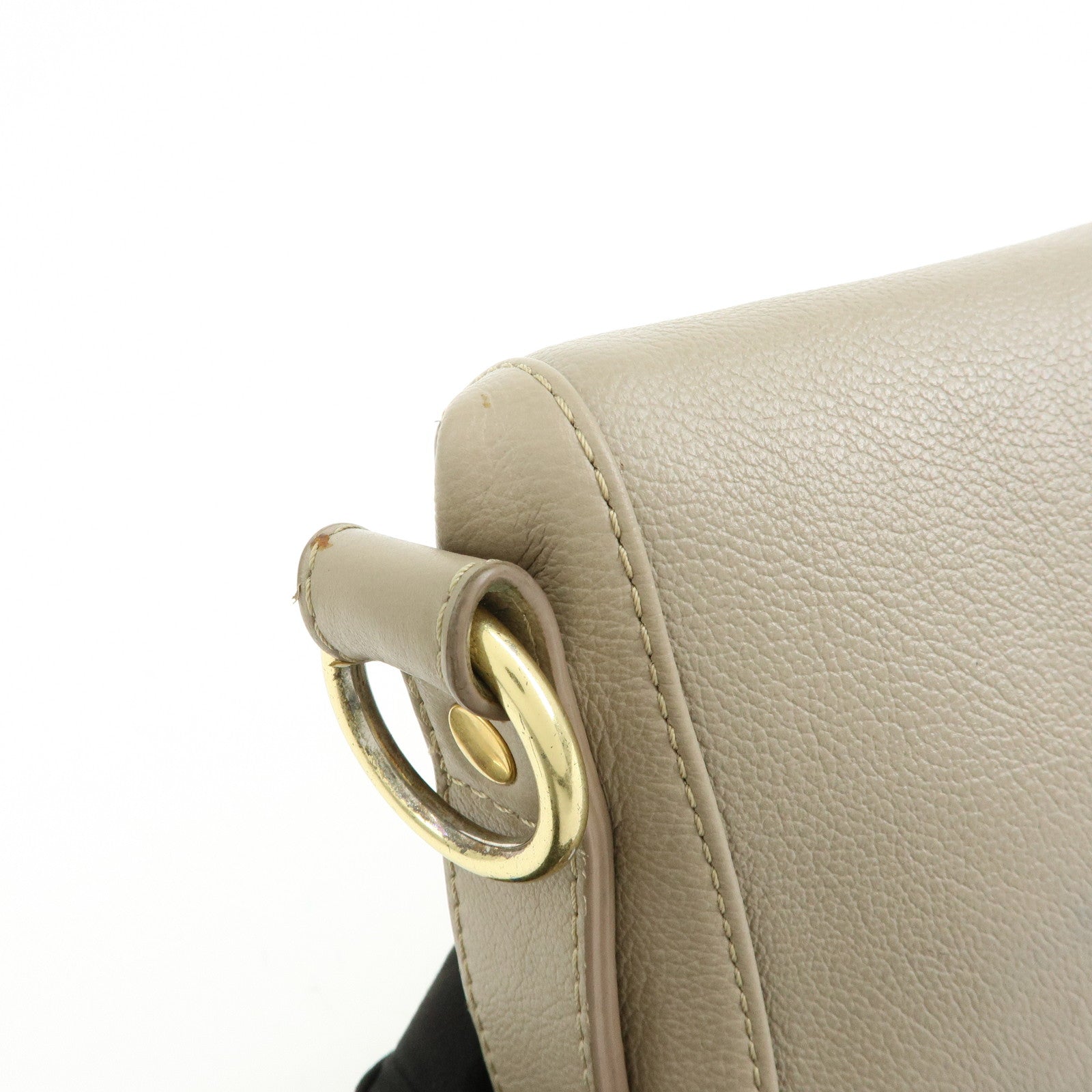 Chloe See by Chloe Joan Leather 2Way Bag Shoulder Hand Bag Gray