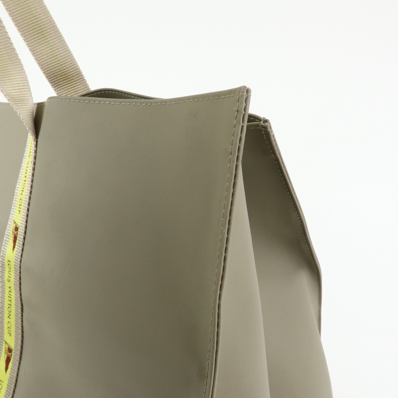 Louis Vuitton LV Cup 2003 Limited Nylon Canvas Tote Bag Gray D60181