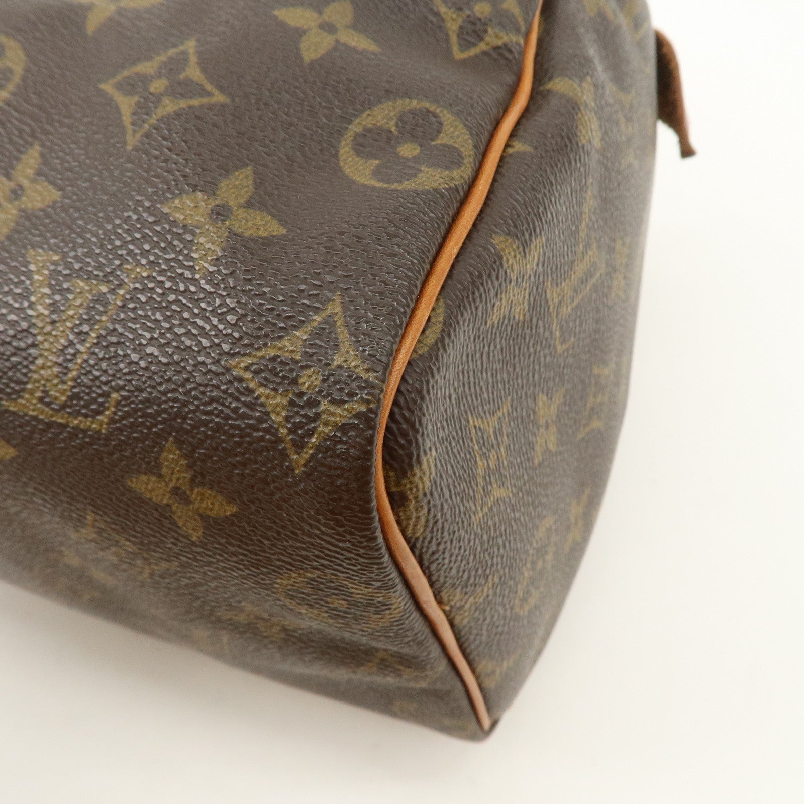 Louis Vuitton Monogram Speedy 25 Boston Bag Hand Bag Brown M41528
